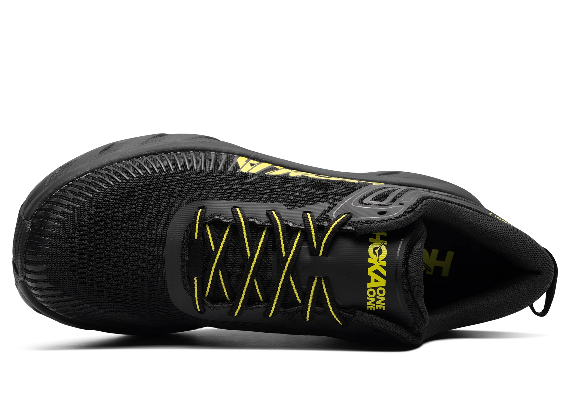 Hoka Bondi 7 'Black / Hoka Citrus' - Image 4
