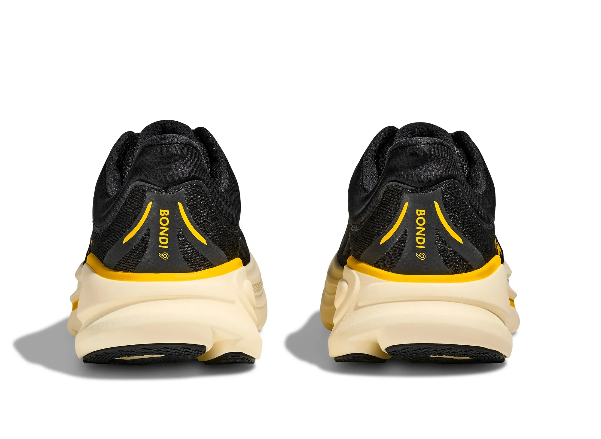 Hoka Bondi 9 'Carbon Black / Yellow Gold' - Image 2