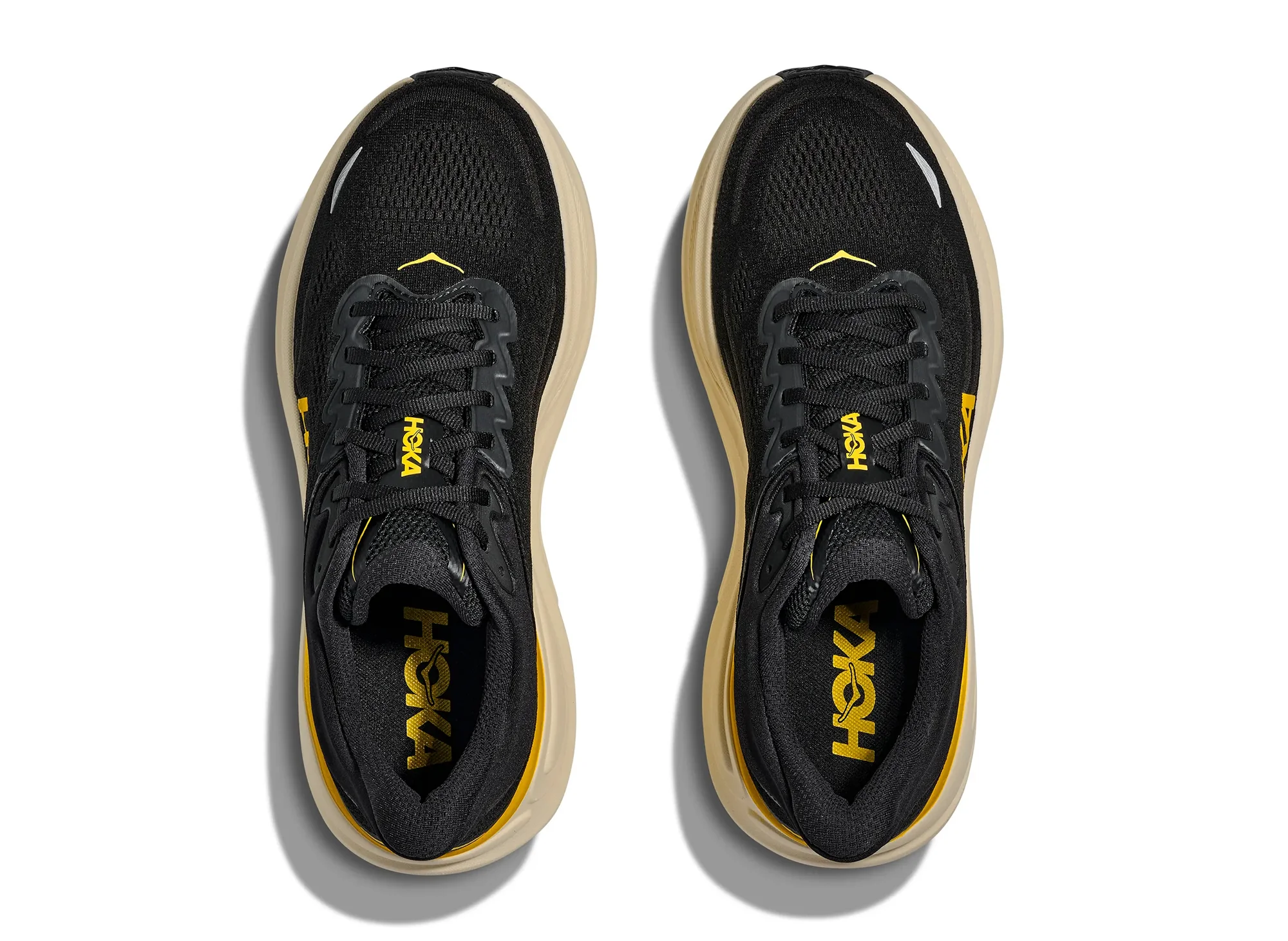 Hoka Bondi 9 'Carbon Black / Yellow Gold' - Image 4