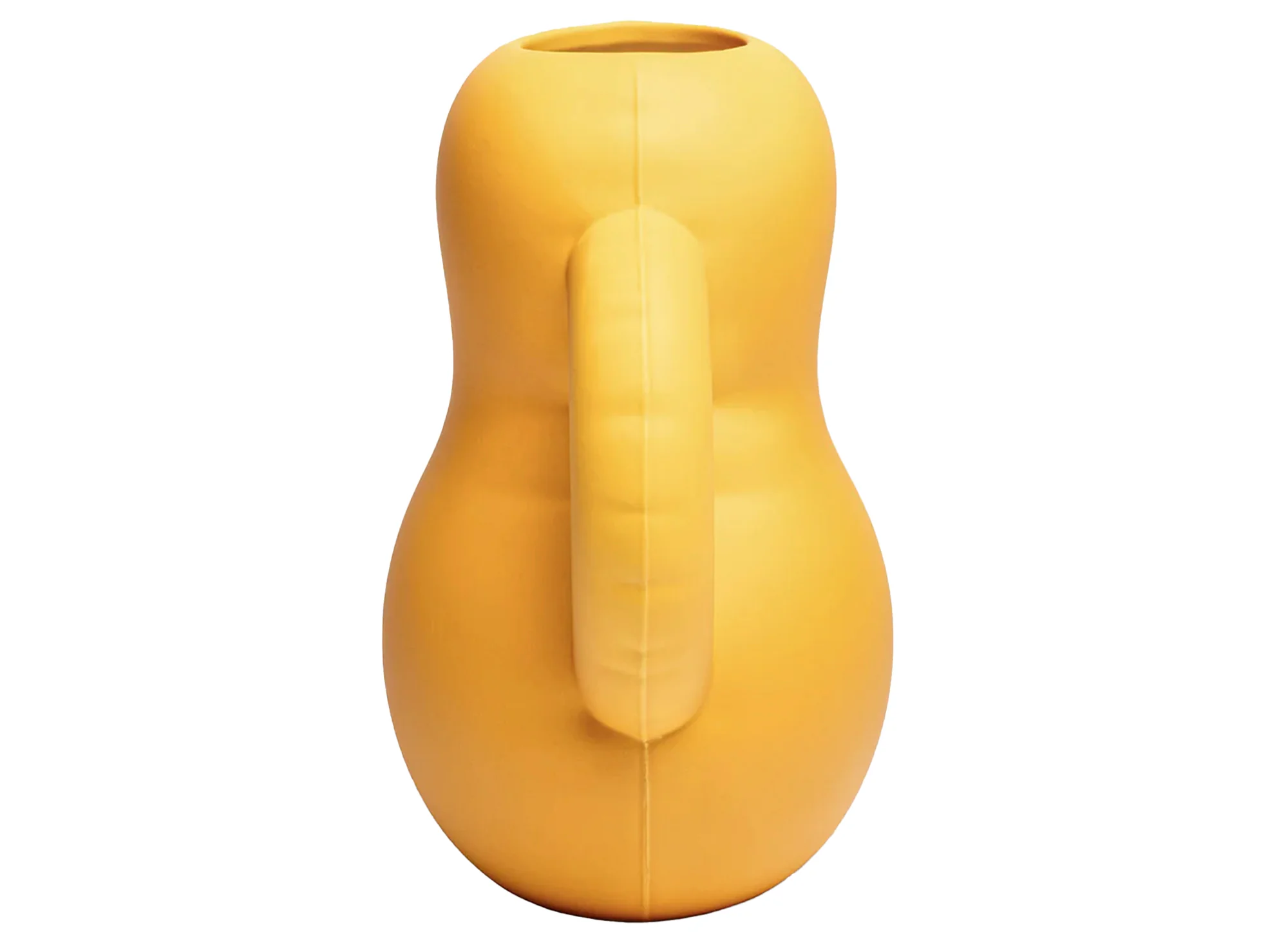 Home Studyo Oscar Vase in Yolk Yellow - Image 2