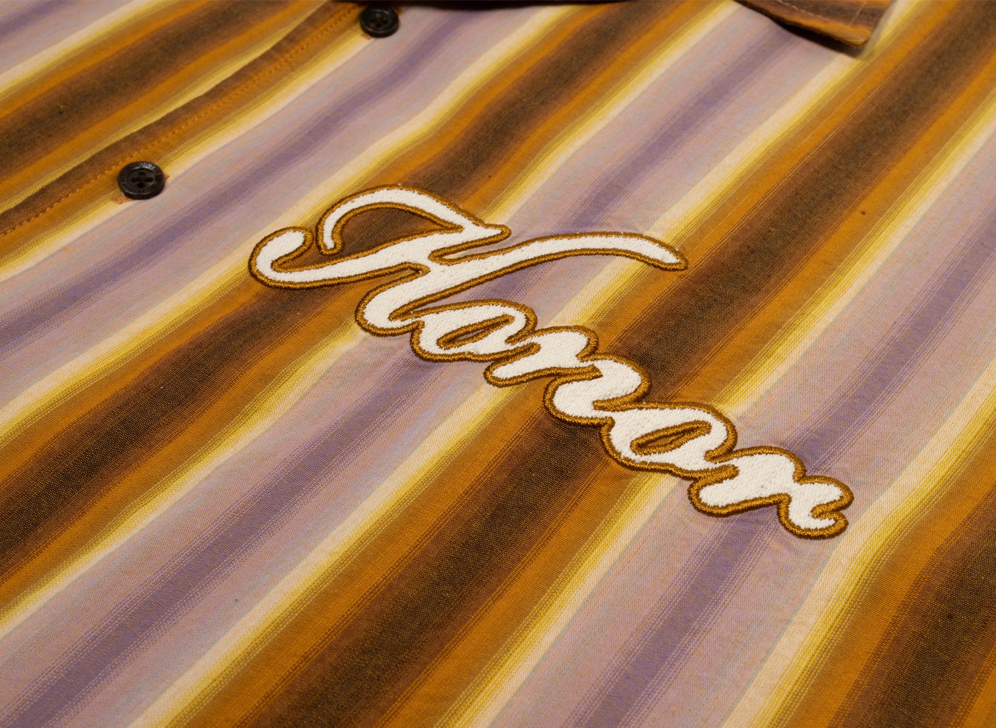 Honor the Gift Auto Shop Camp Shirt in Brown - Image 2