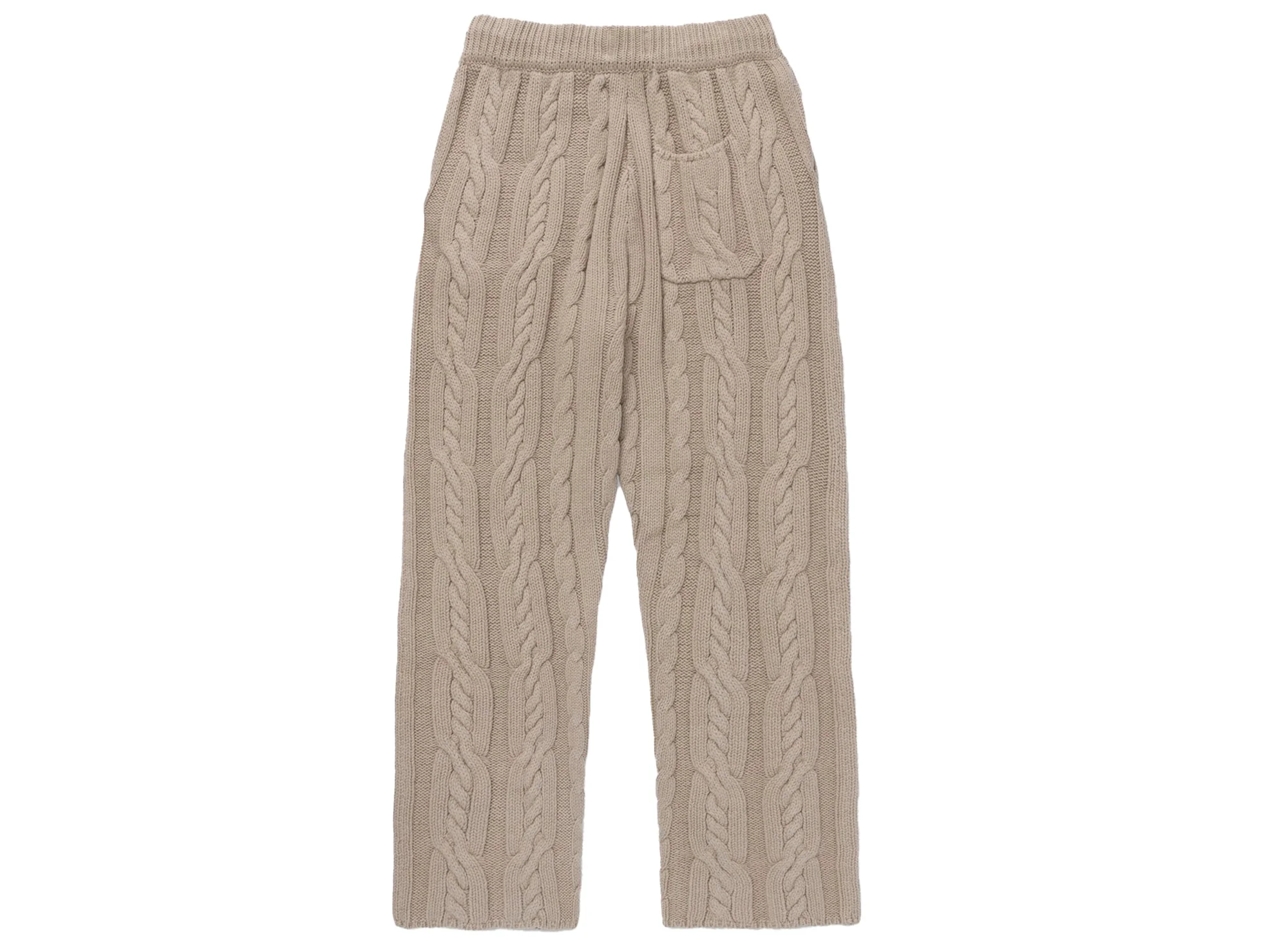 Honor the Gift Cable Knit Leisure Pants in Stone - Image 2