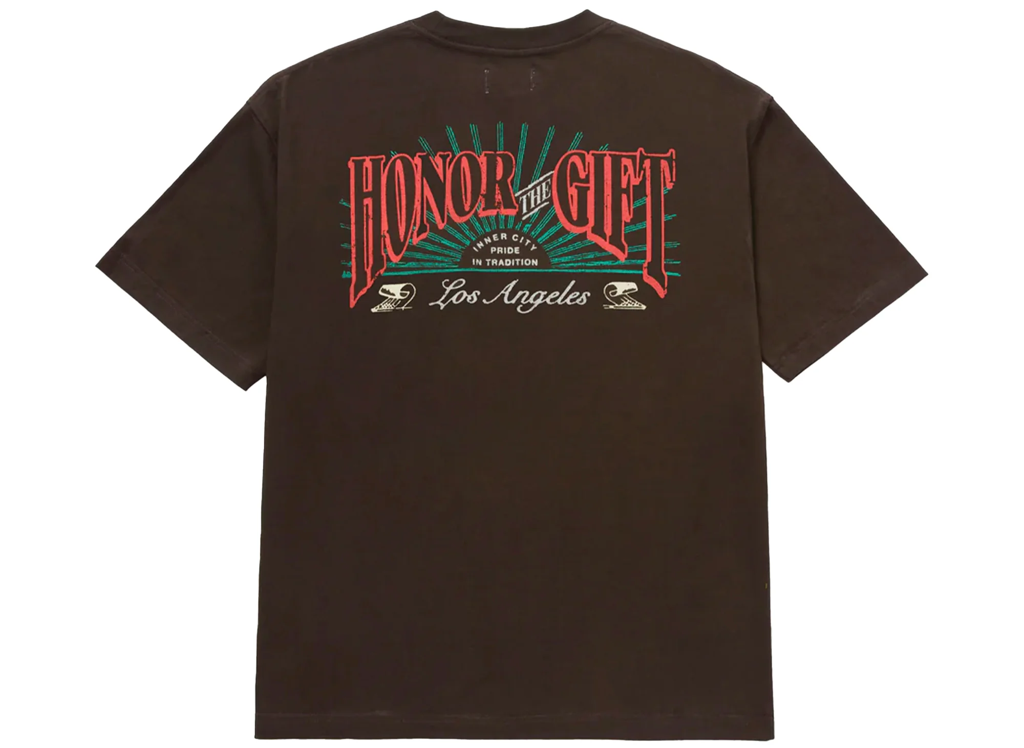 Honor the Gift Cigar Label Tee in Black - Image 2