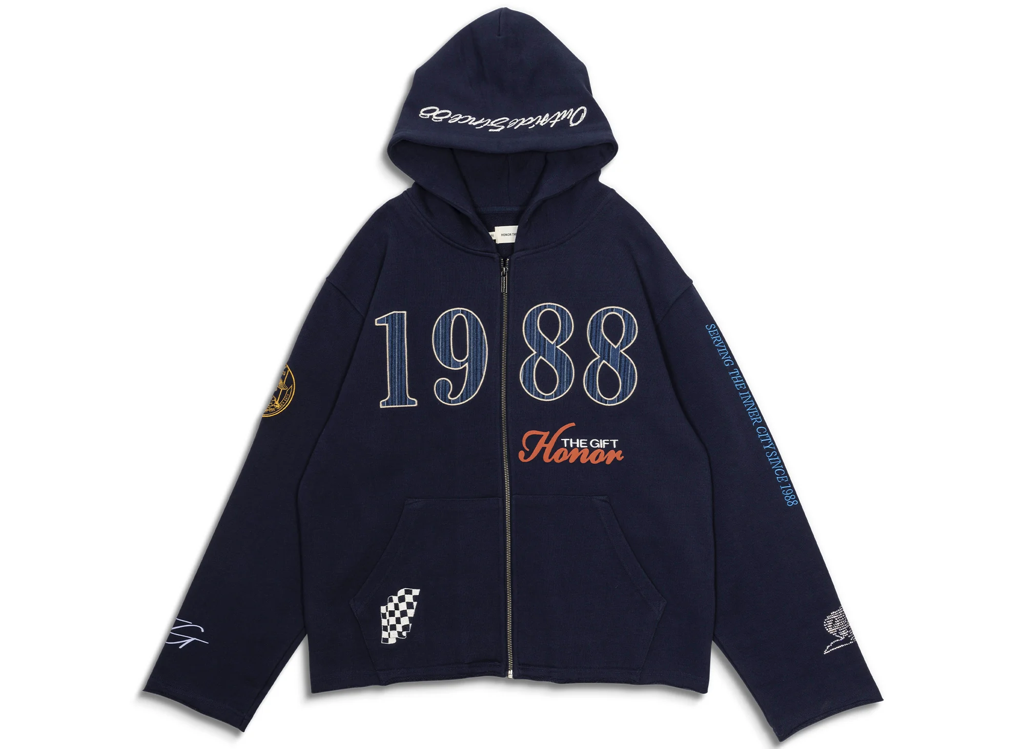 Honor the Gift Tattoo Zip Hoodie