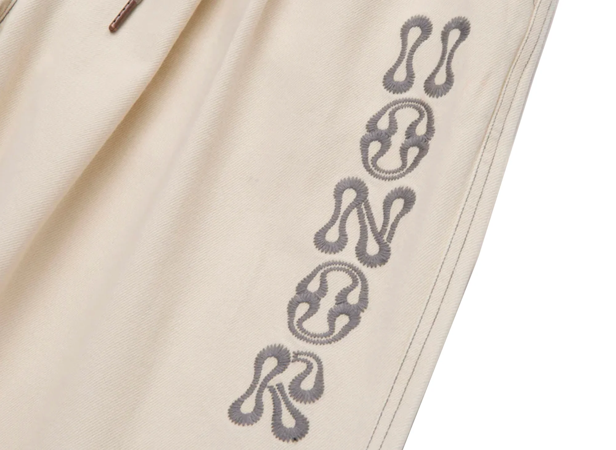 Honor the Gift Twill Baggy Pants in Bone - Image 3