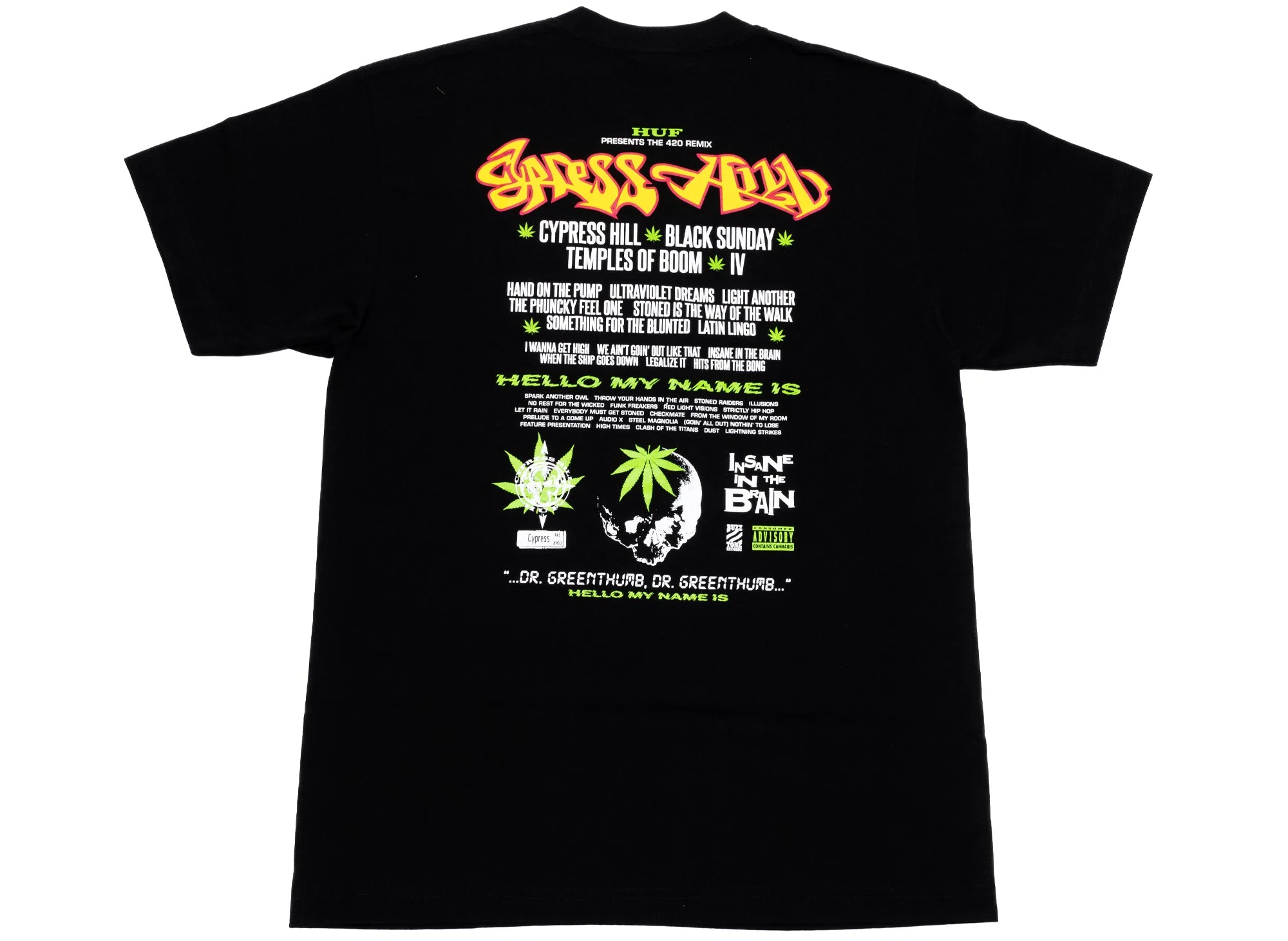 HUF x Cypress Hill Dr Greenthumb S/S Tee - Image 2
