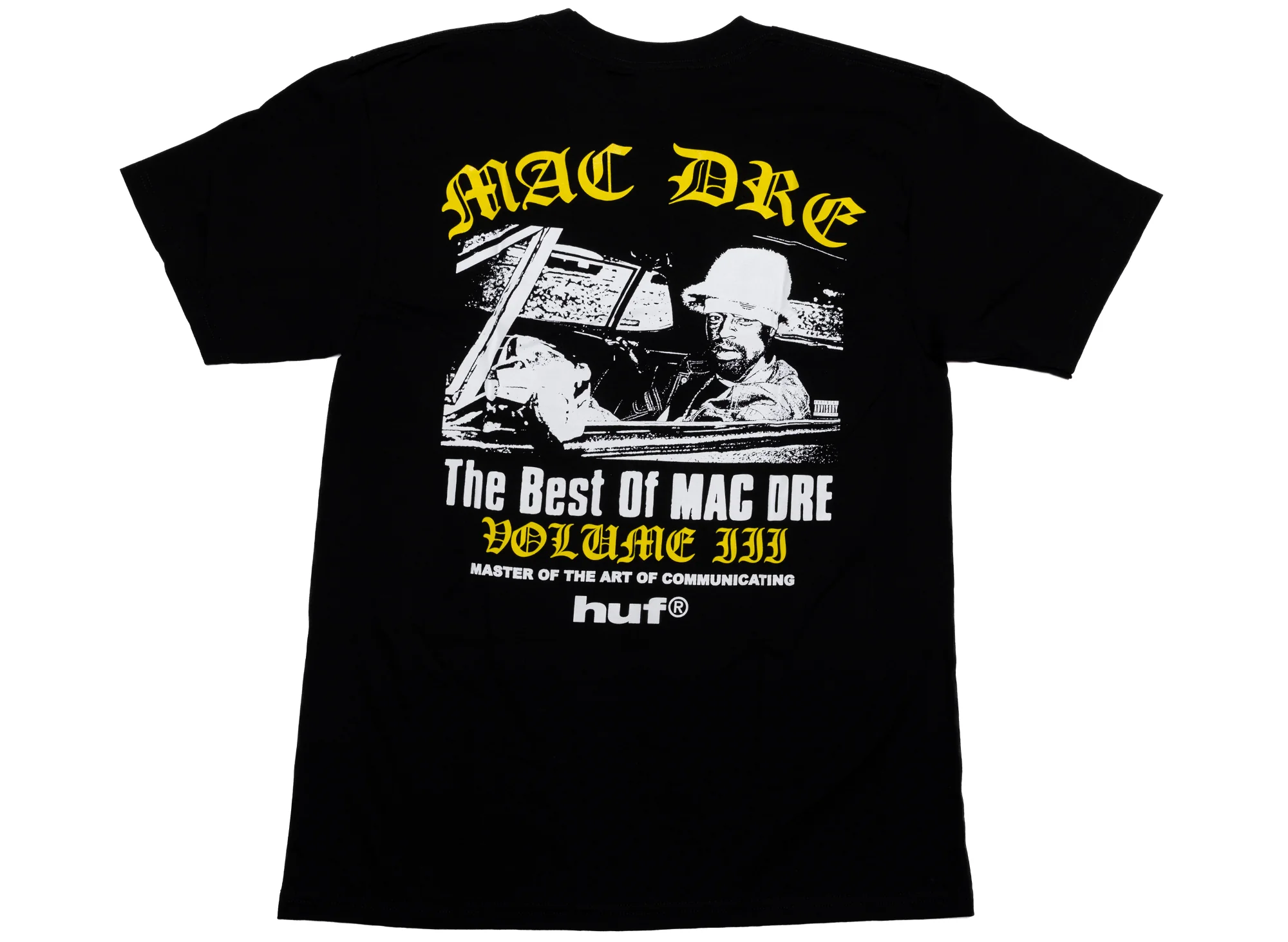 HUF x Mac Dre 'Best of Mac' Tee in Black - Image 2
