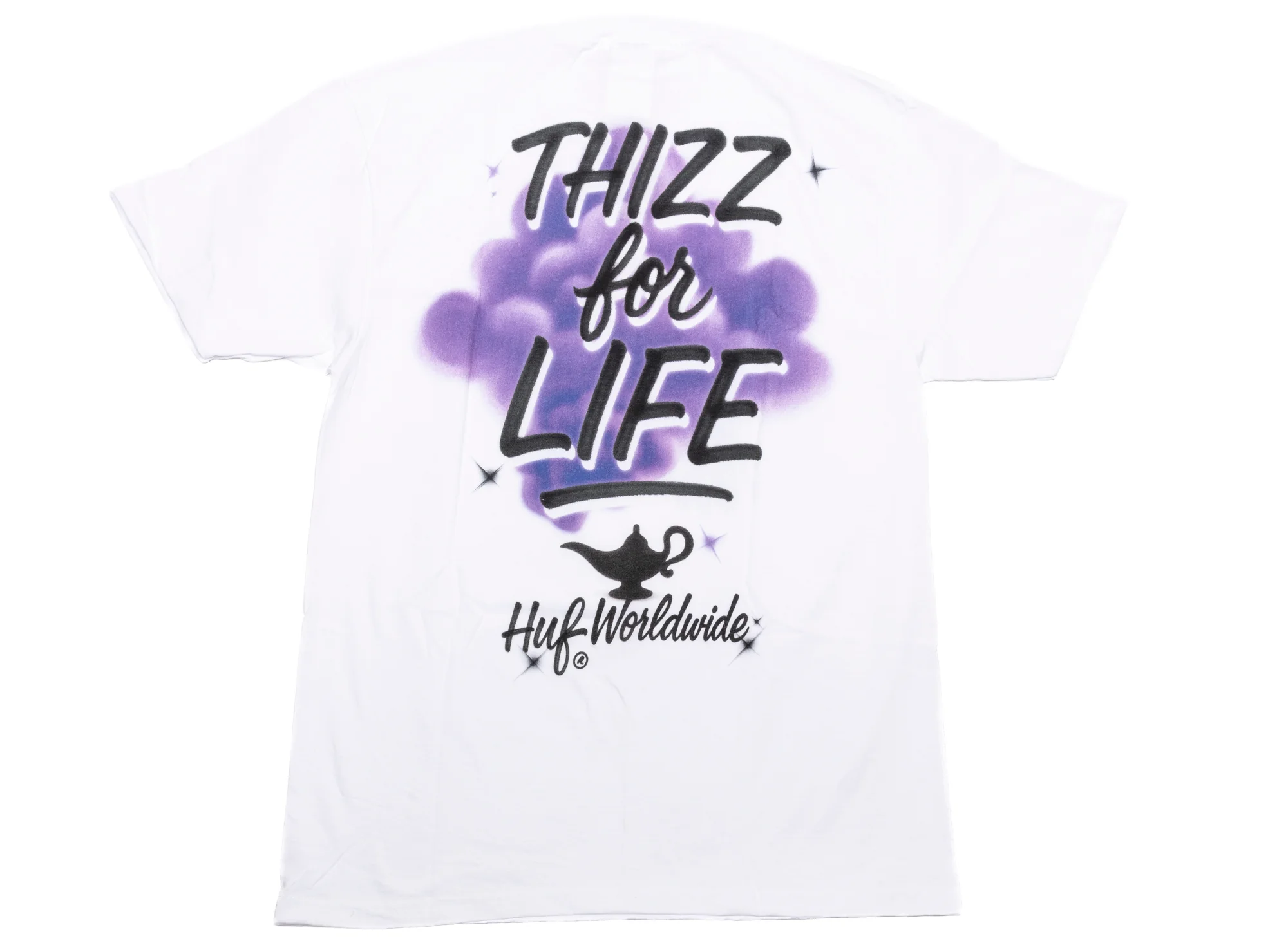 HUF x Mac Dre 'Thizz for Life' Tee in White - Image 2