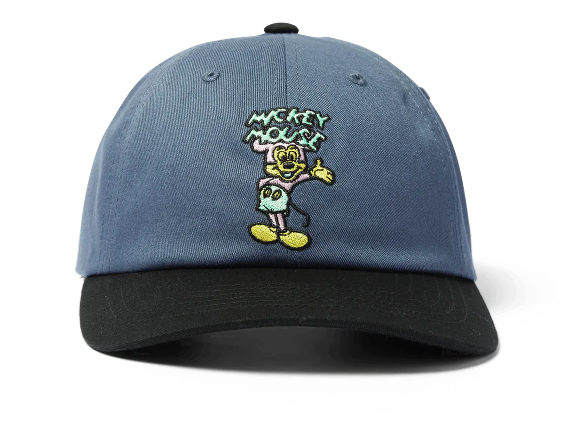 HUF x Mickey Greetings Snapback in Charcoal - Image 2