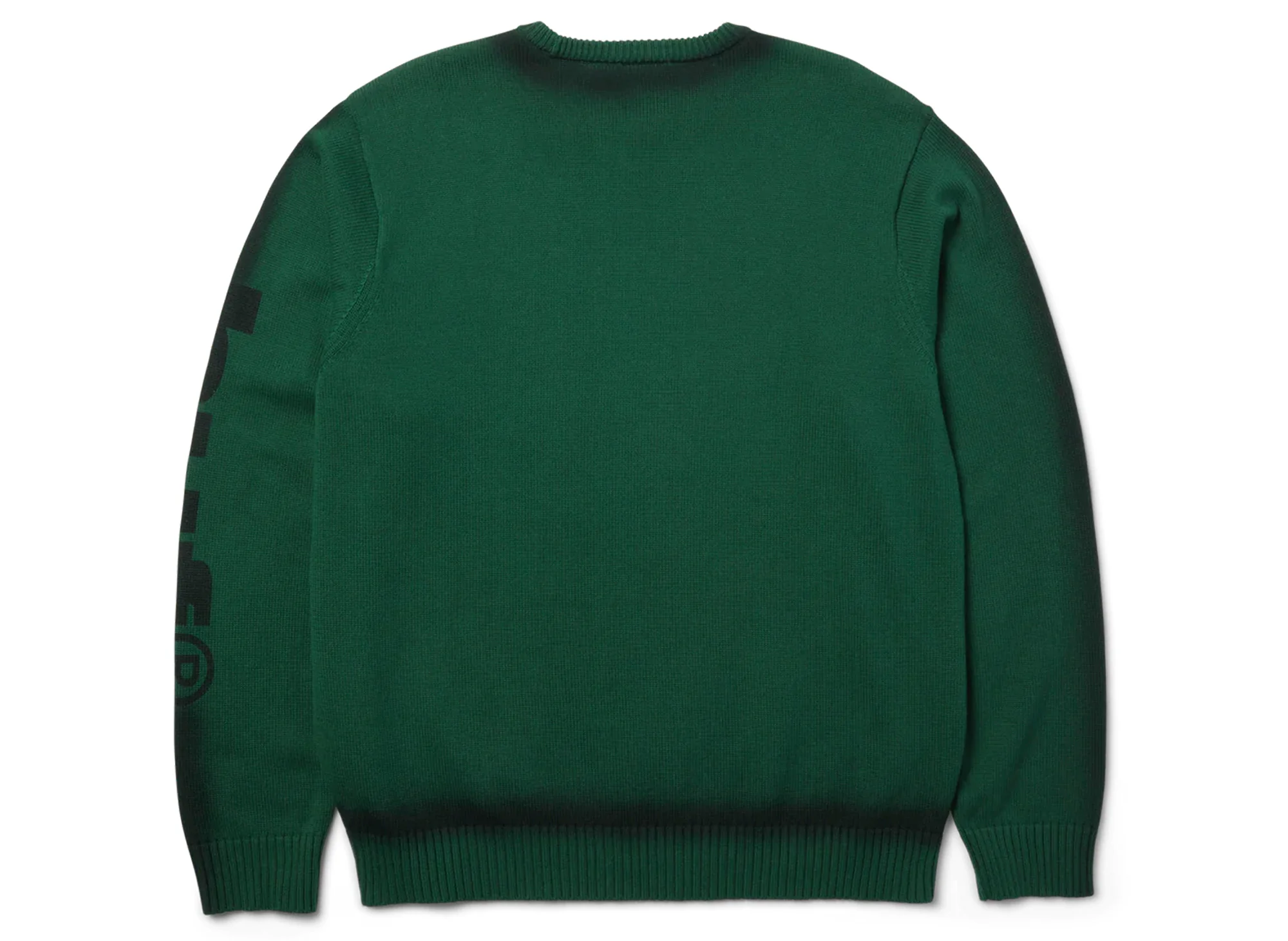 HUF x Mickey Spray Crewneck Sweater in Forest Green - Image 3