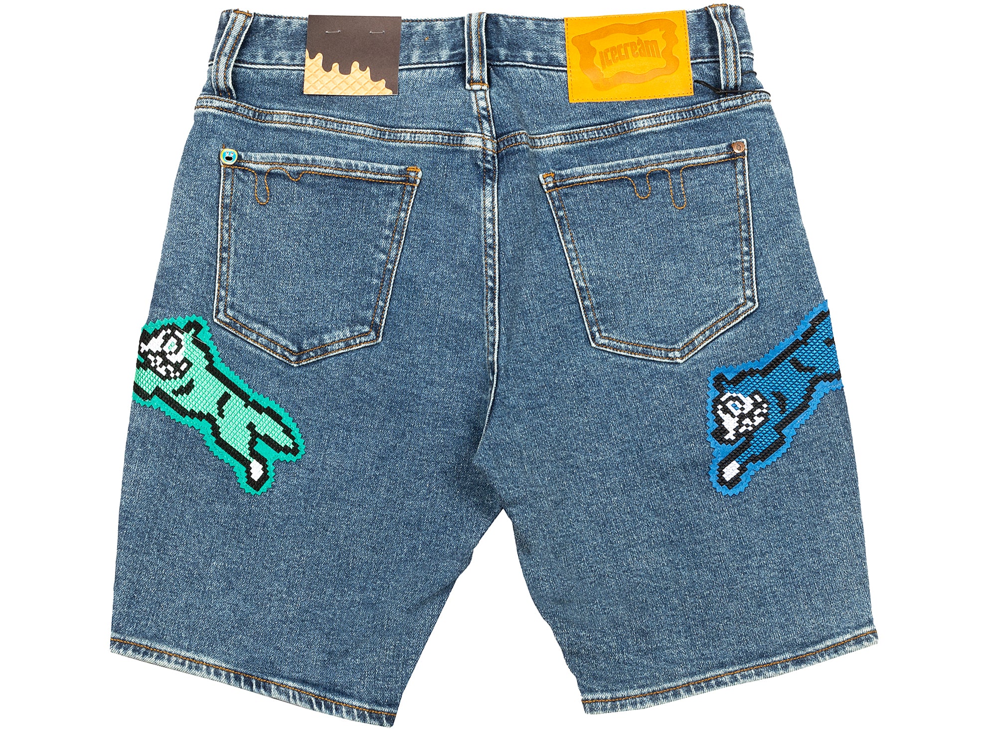 Ice Cream Arc Jean Shorts - Image 2