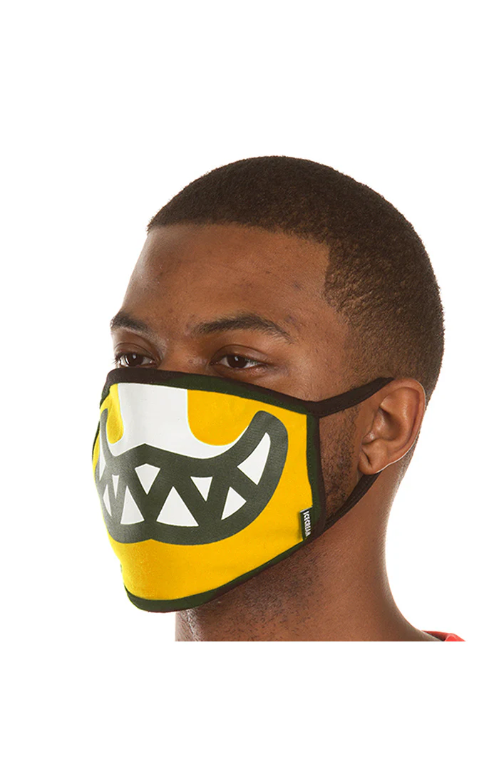 Ice Cream Grin Face Mask in Radiant Yellow - Image 2