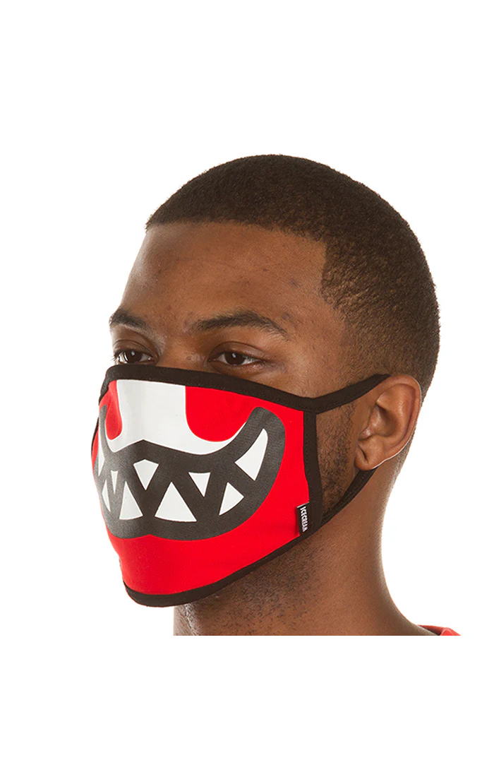 Ice Cream Grin Face Mask in Tomato - Image 2