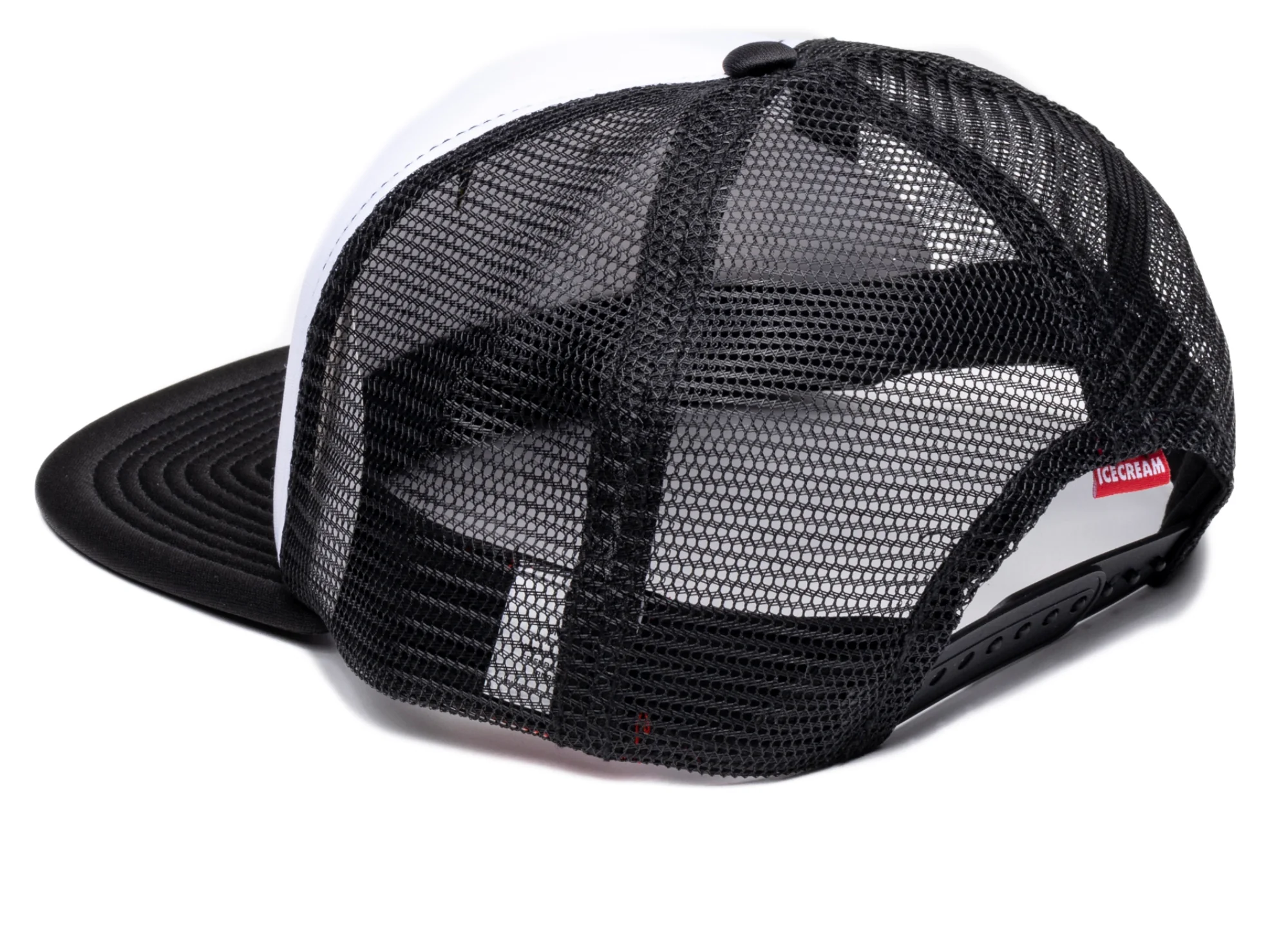 Ice Cream Skully Trucker Hat in Black - Image 2