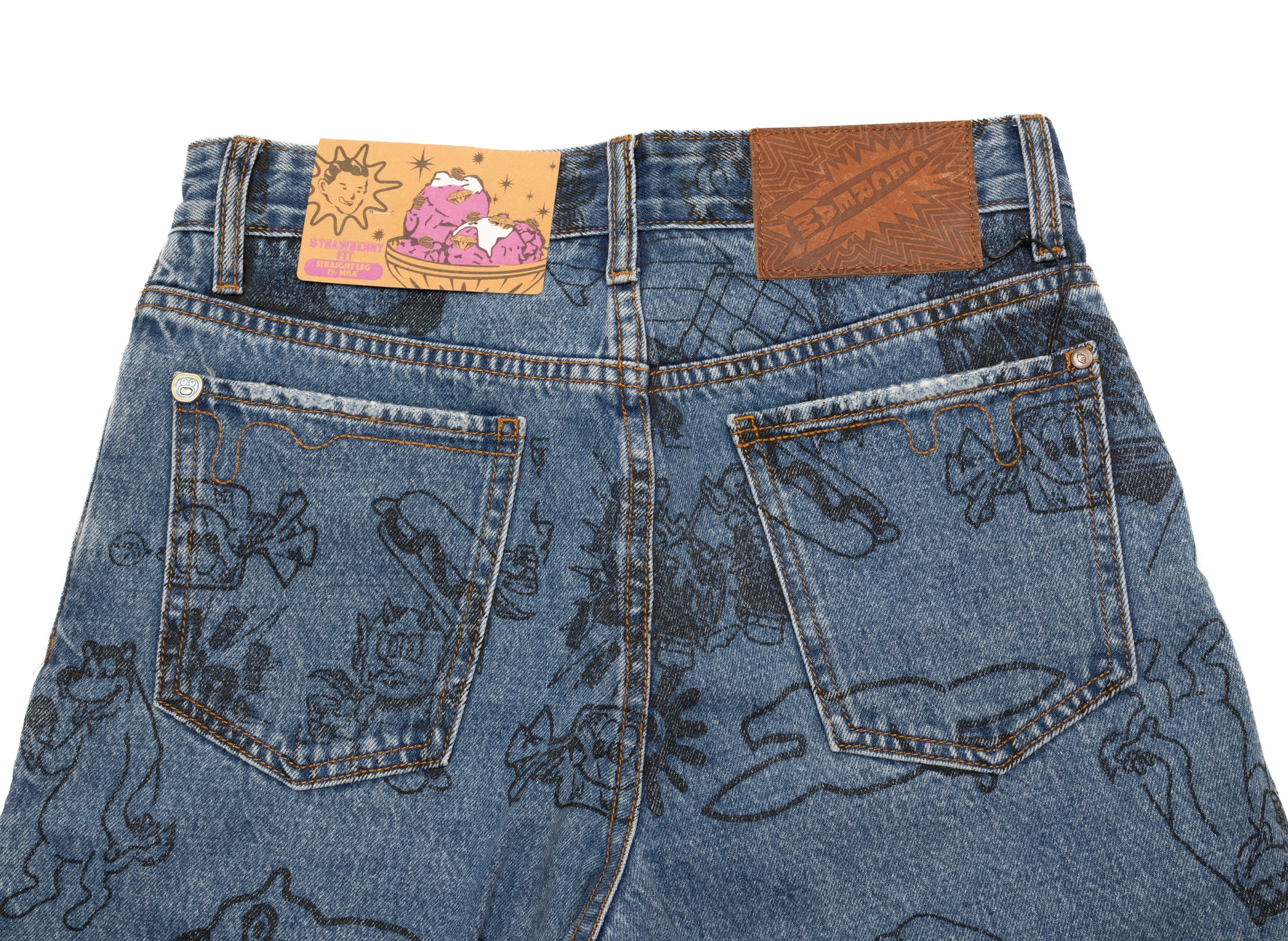 Ice Cream Sun Out Jean Shorts - Image 2