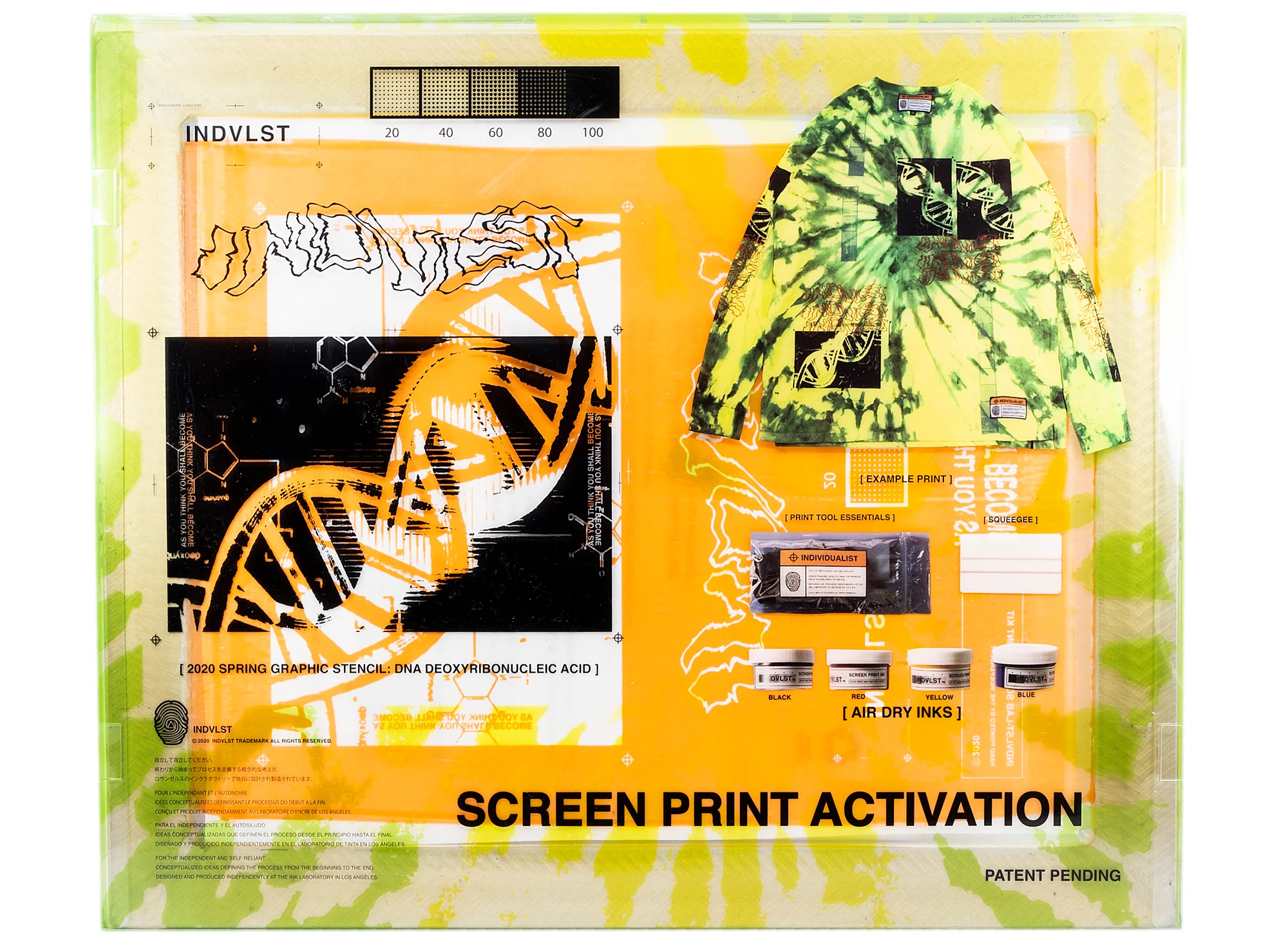 INDVLST Double Helix Long Sleeve Print Kit in White - Image 2