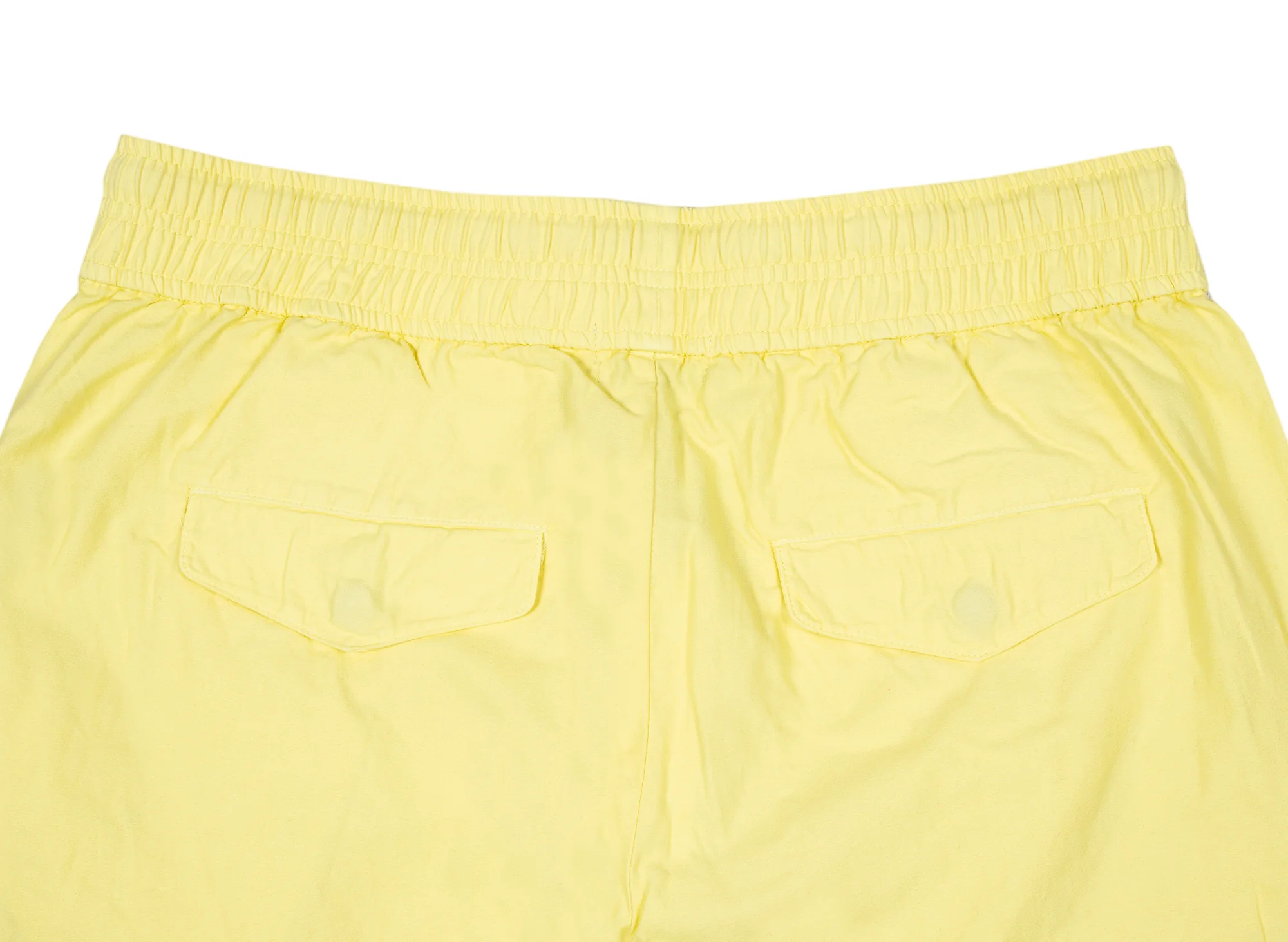 John Elliott Yellow Sateen Cargo Pants in Toxic Yellow - Image 2
