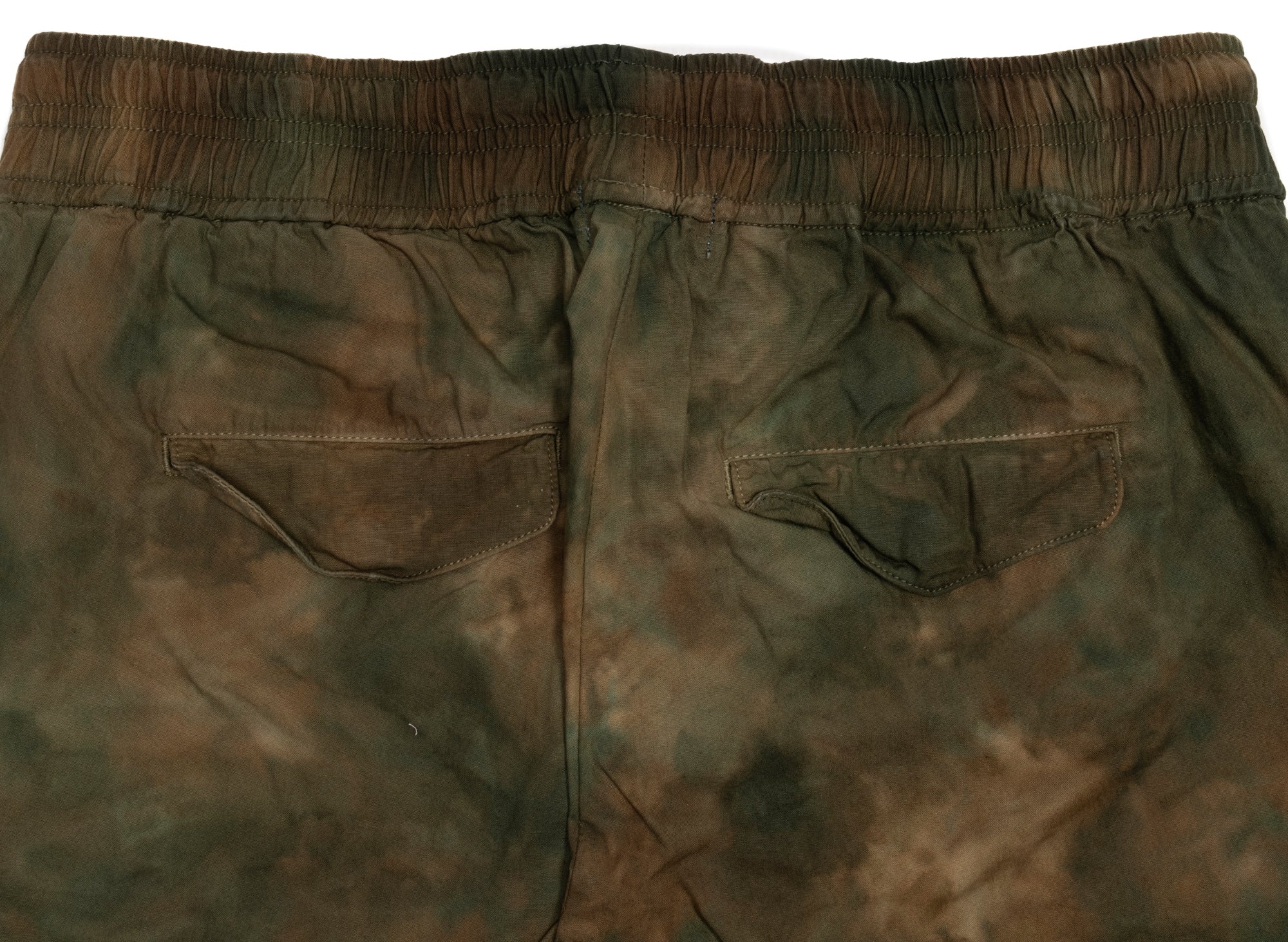 John Elliott Camo Cargo Pants back sateen - Image 2