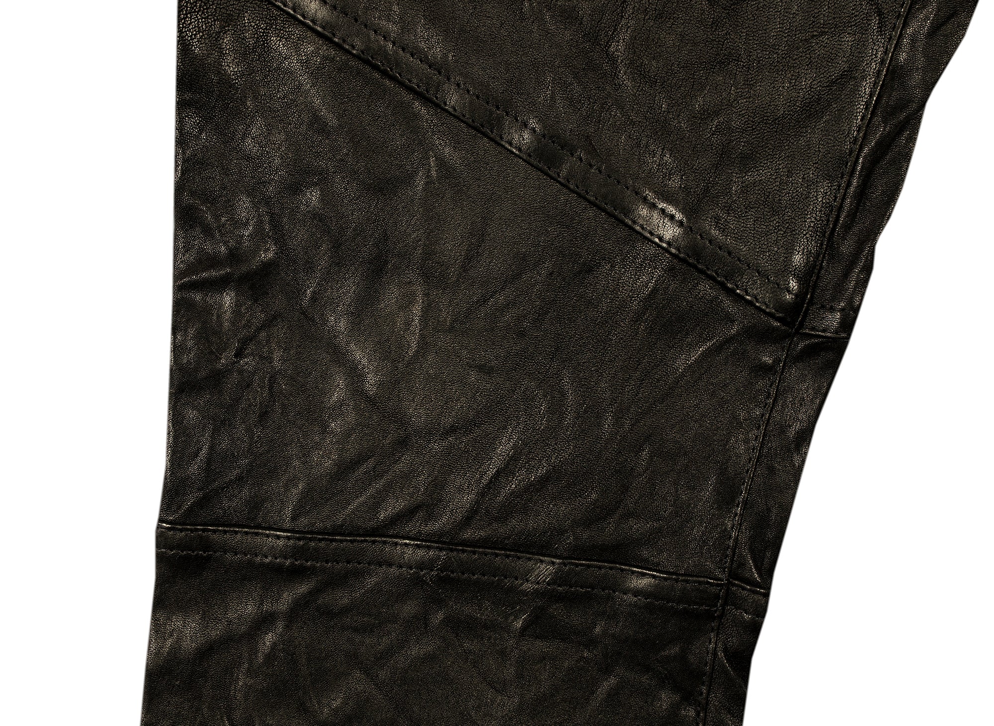 John Elliott Leather Escobar Sweatpants - Image 3