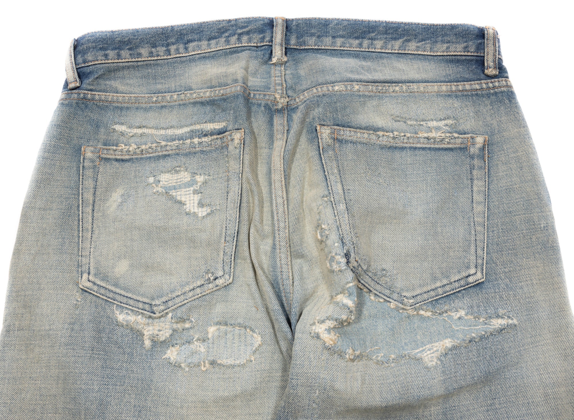 John Elliott The Daze 2 Heavy Repair Washed Jeans - Image 2