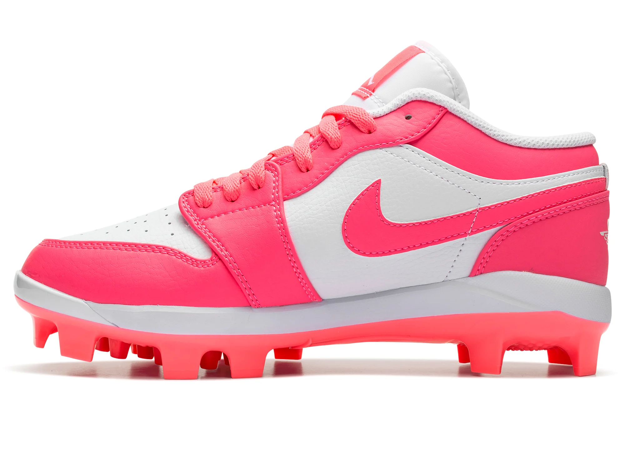 Jordan 1 Retro MCS Low Baseball Cleats in Digital Pink - Image 3