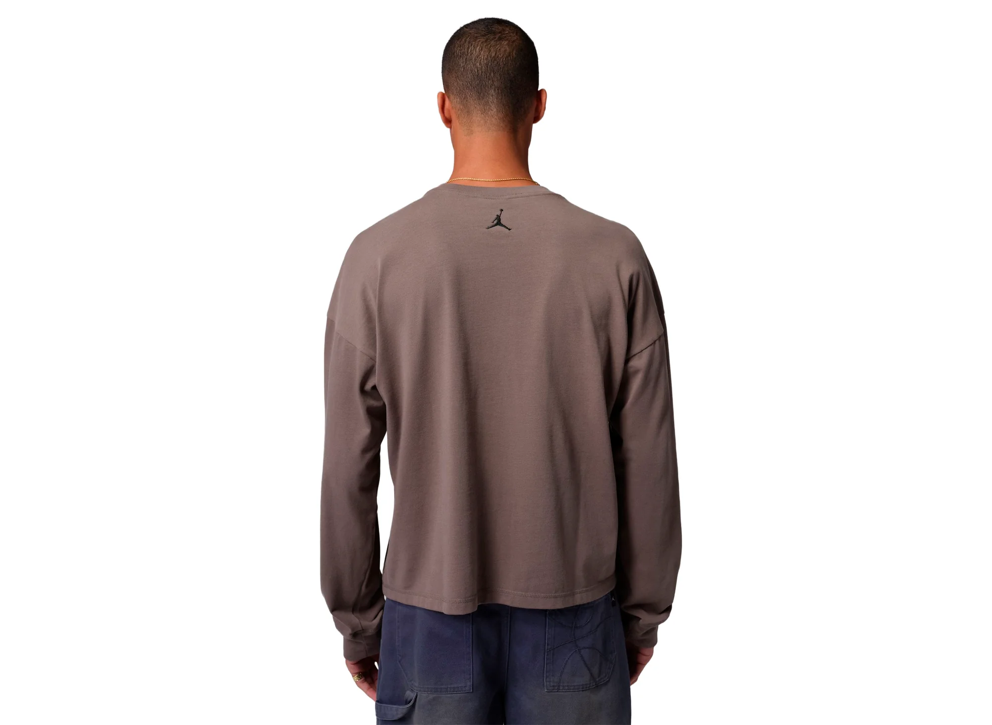 Jordan Air Long-Sleeve OS Tee in Cave Stone - Image 3