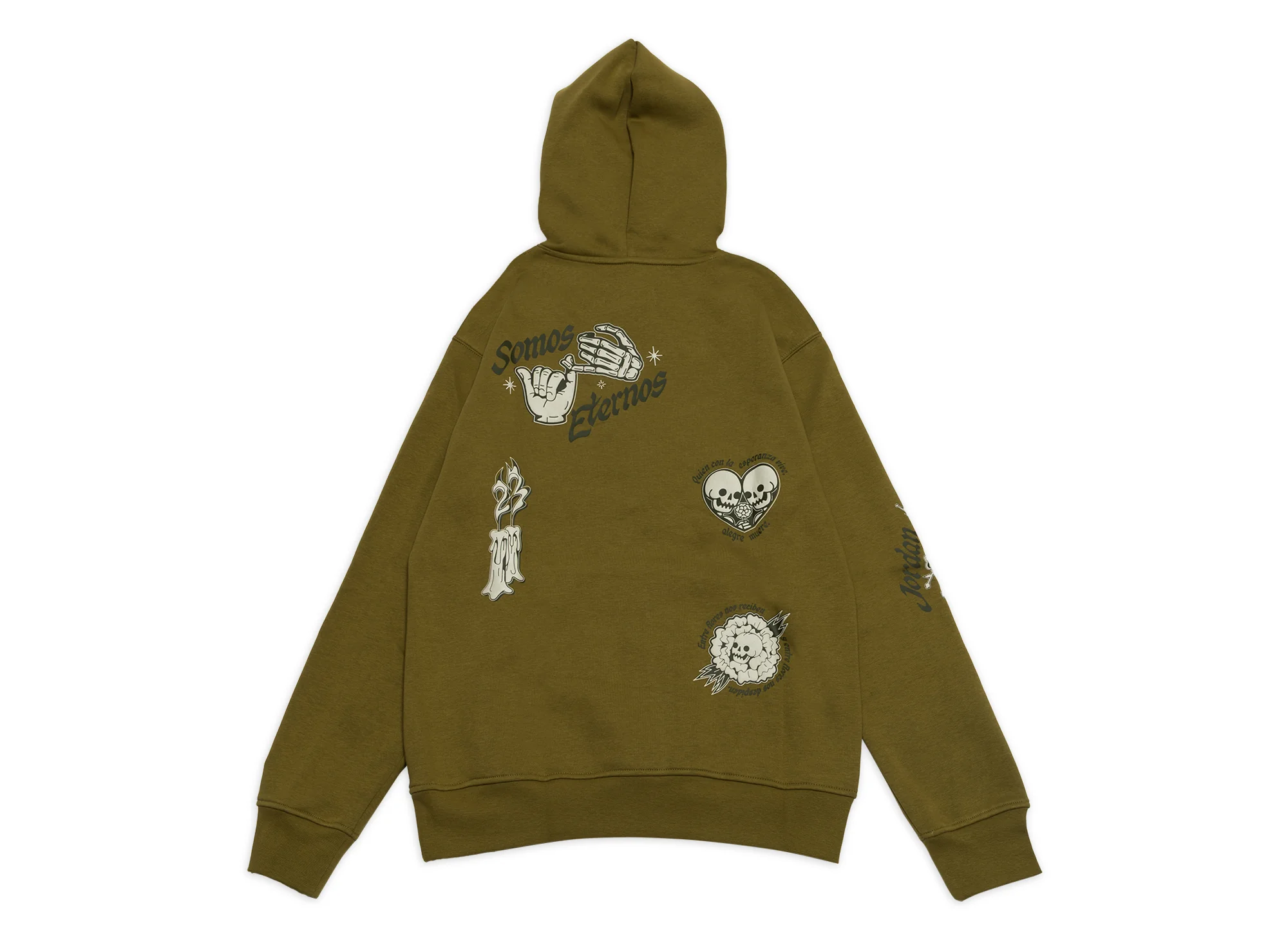 Jordan Brooklyn Fleece Hoodie 'Day of the Dead' - Image 2