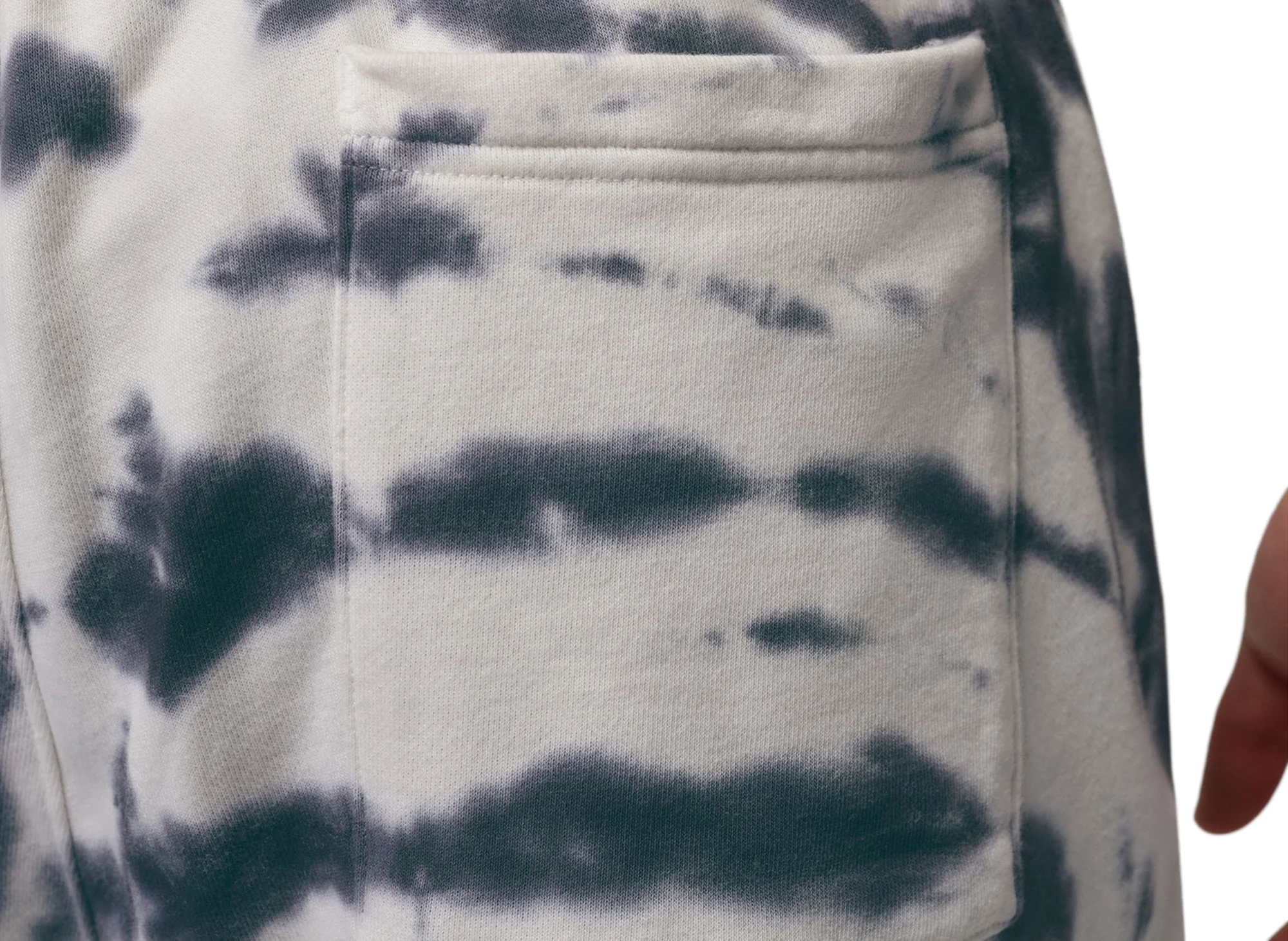 Jordan Brooklyn Fleece Tie-Dye Festival Short in Sail - Image 3