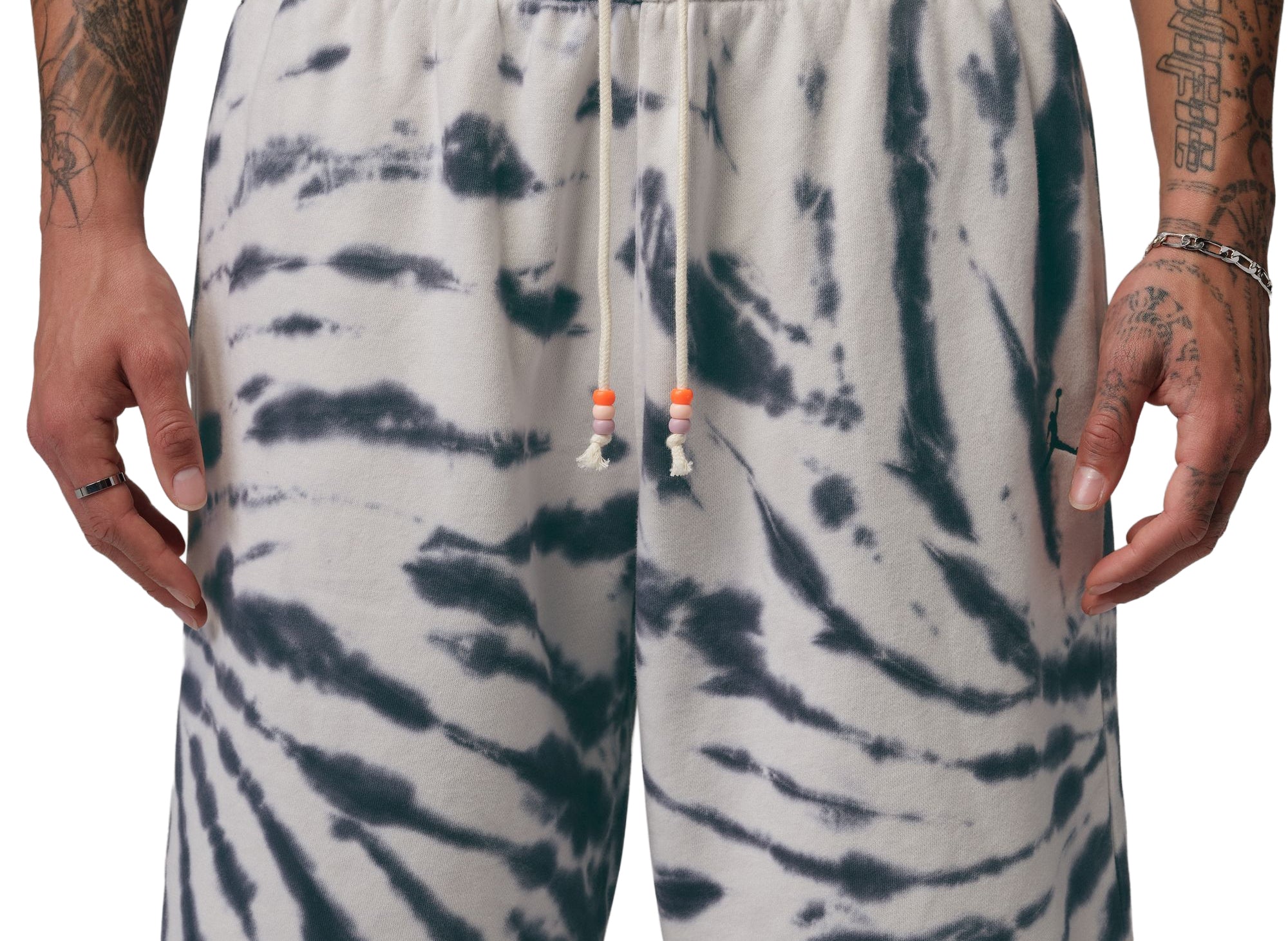 Jordan Brooklyn Fleece Tie-Dye Festival Short in Sail - Image 5