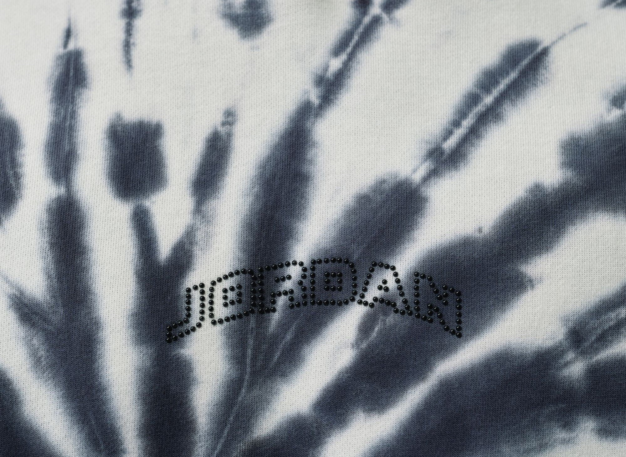 Jordan Brooklyn Fleece Tie-Dye Pullover Festival Hoodie in Sail - Image 4