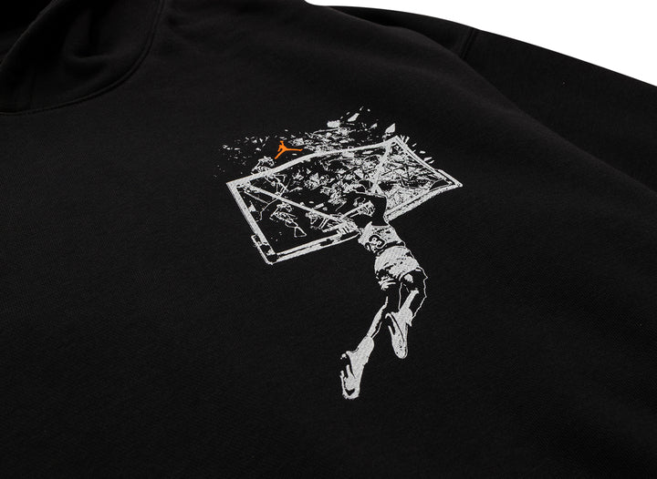Jordan Brooklyn Hoodie in Black - Image 2