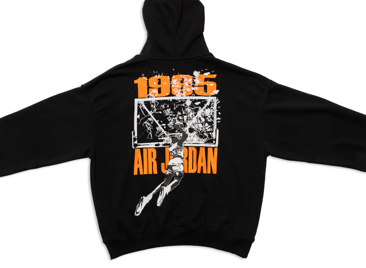 Jordan Brooklyn Hoodie in Black - Image 3