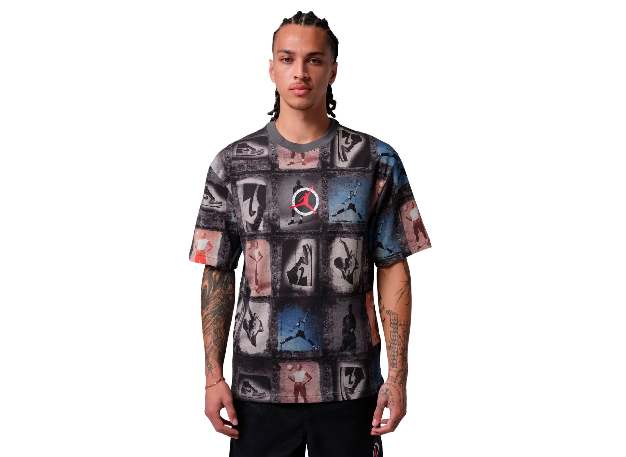 Jordan Flight Club Printed T-Shirt in Sail - Image 2