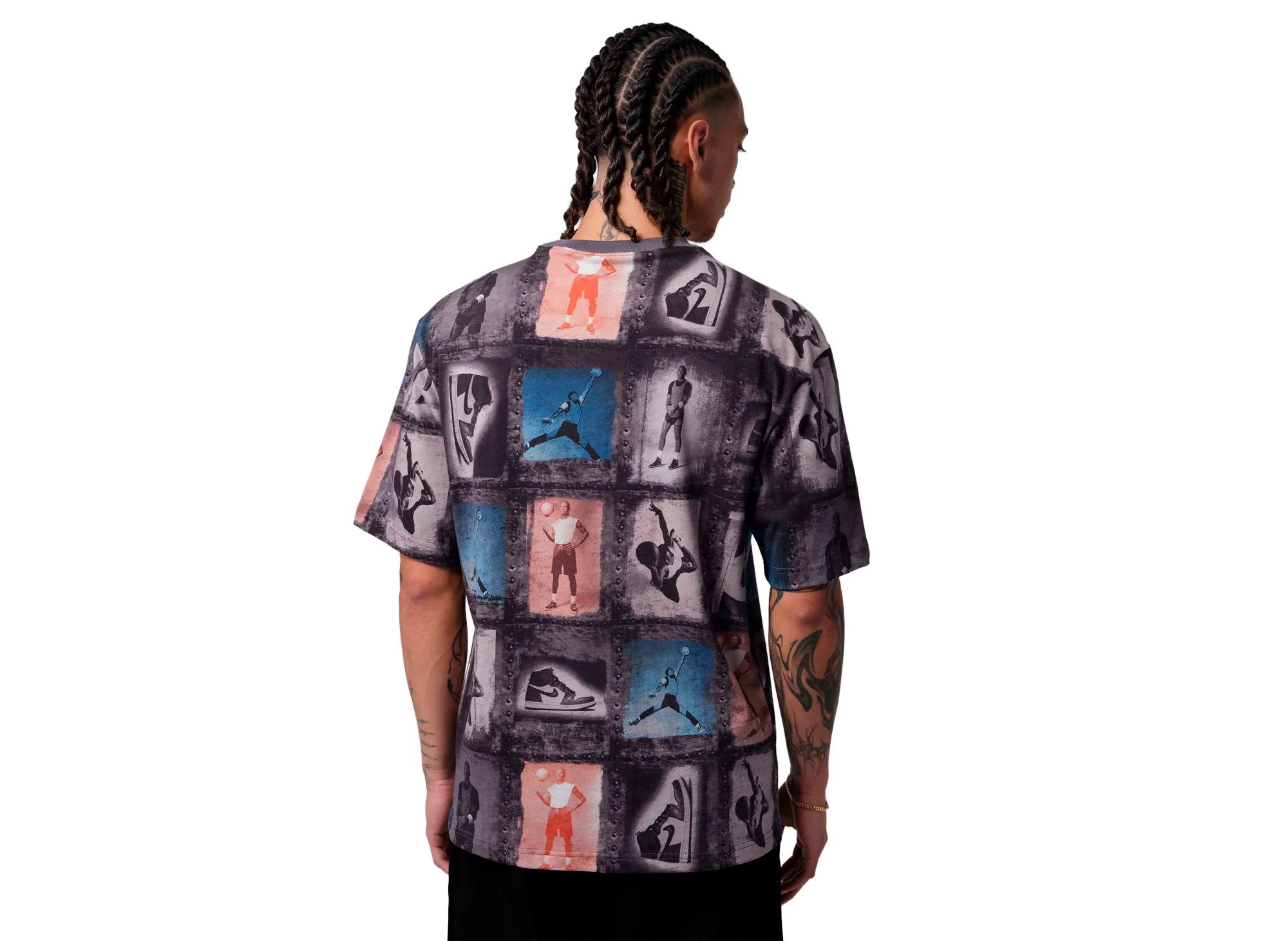 Jordan Flight Club Printed T-Shirt in Sail - Image 3