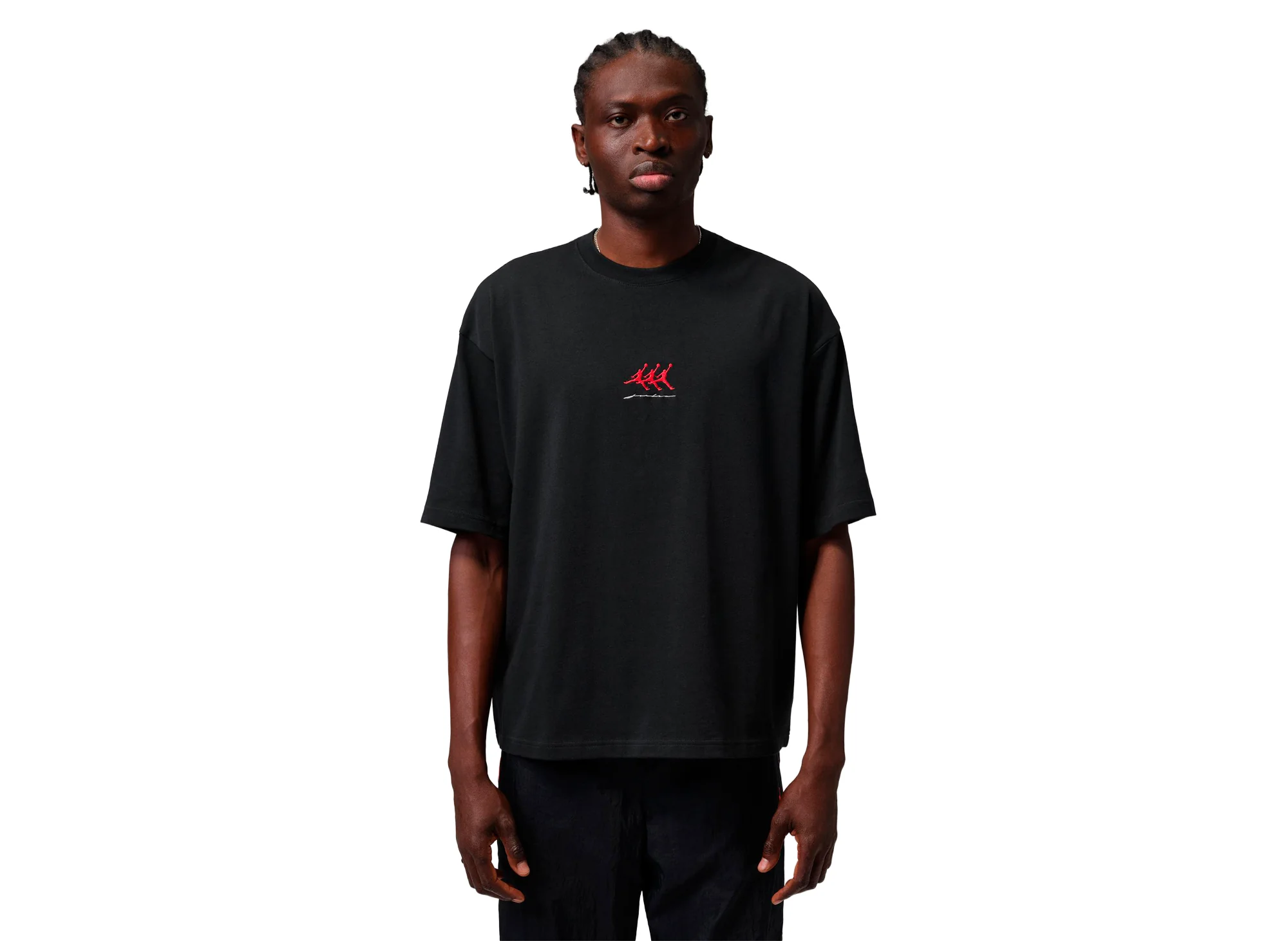 Jordan Flight Oversized Graphic T-Shirt in Black - Image 2