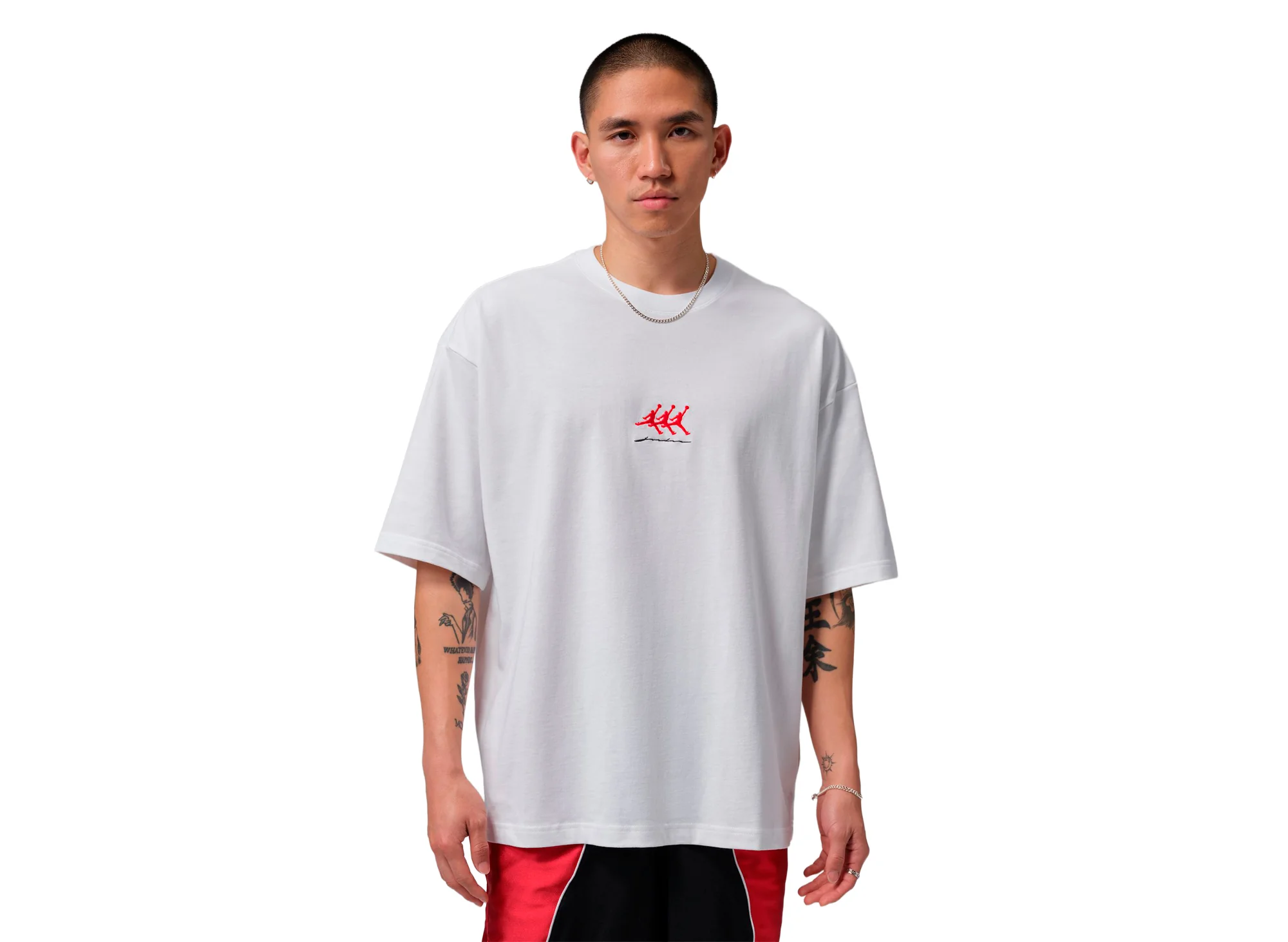 Jordan Flight Oversized Graphic T-Shirt in White - Image 2