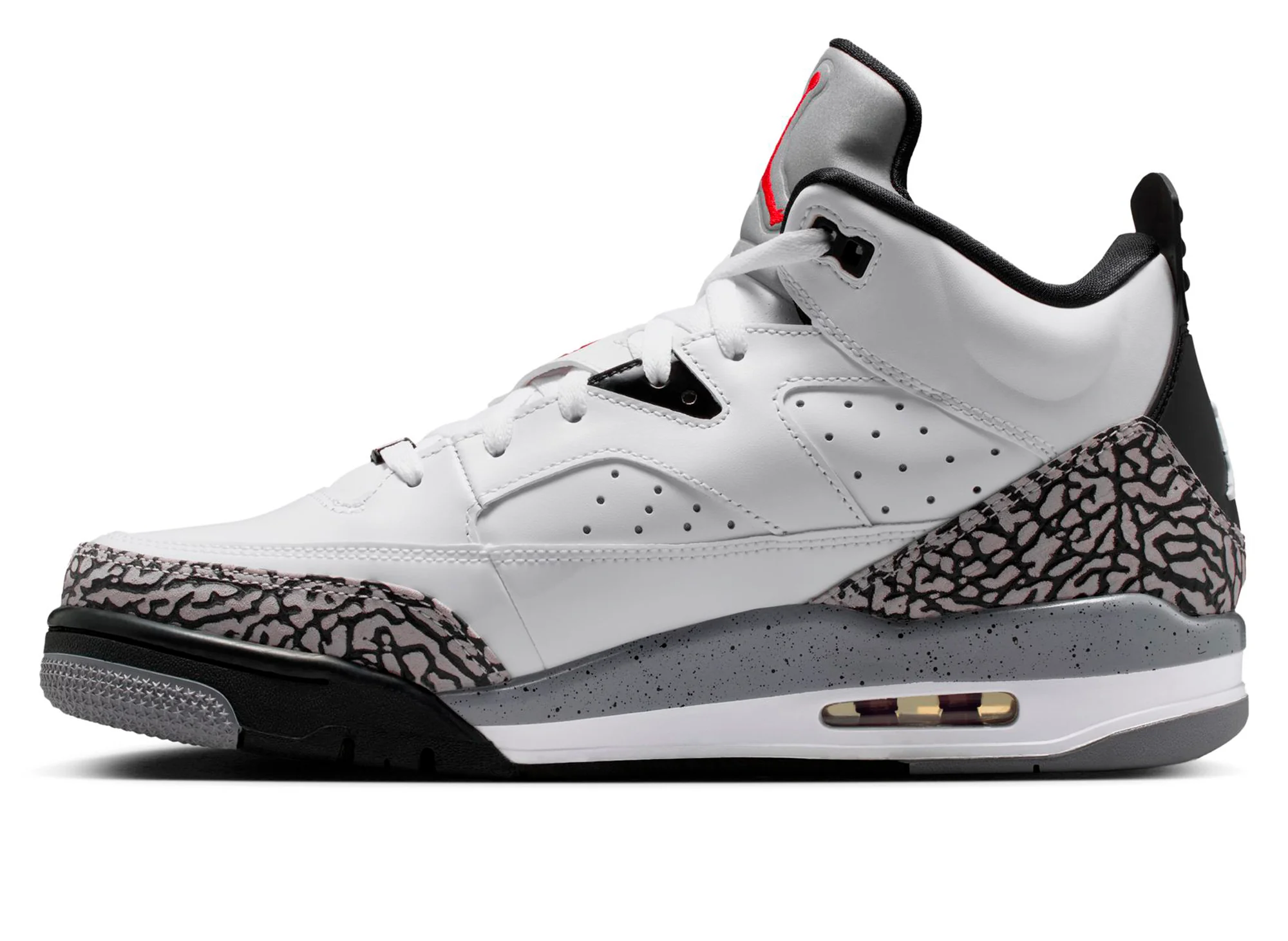 Jordan Son of Mars Low in White / Gym Red - Image 3