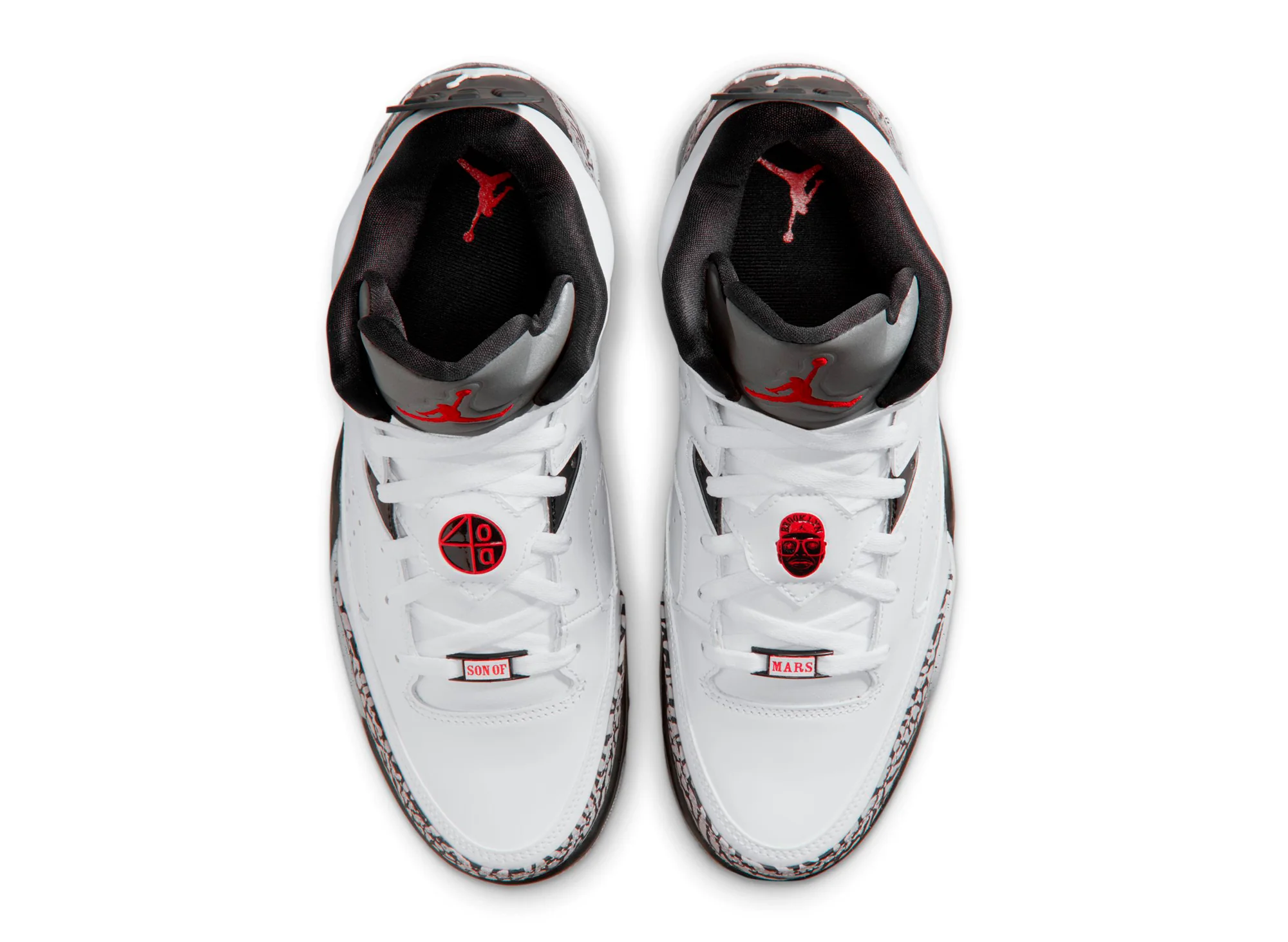 Jordan Son of Mars Low in White / Gym Red - Image 4