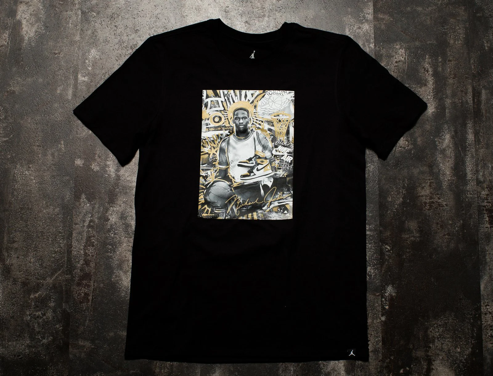 JORDAN SPORTSWEAR AJ1 GOLD TOP 3 SHIRT - Image 2