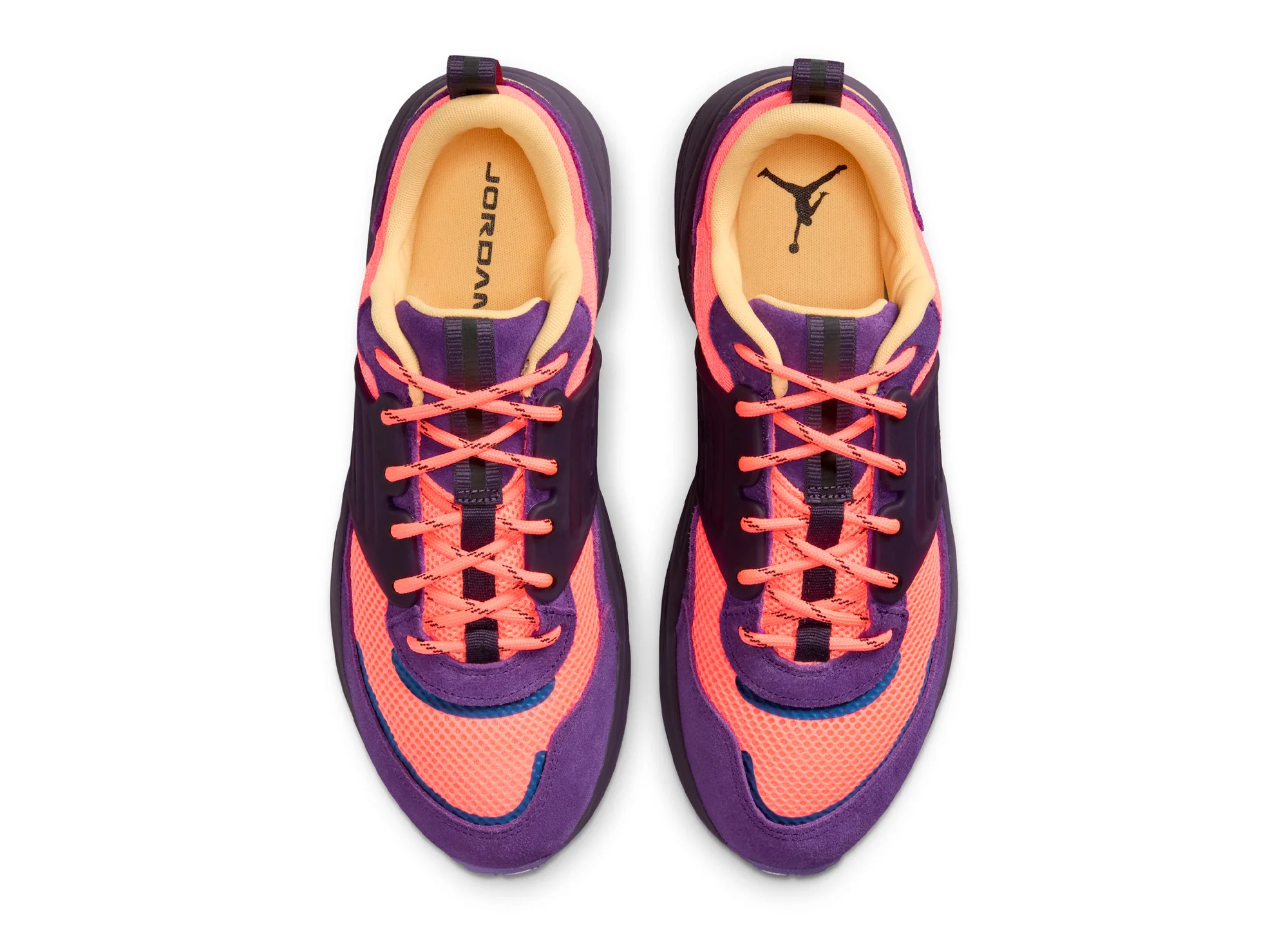 Jordan Trunner O/S SP in Bright Mango / Eggplant - Image 4