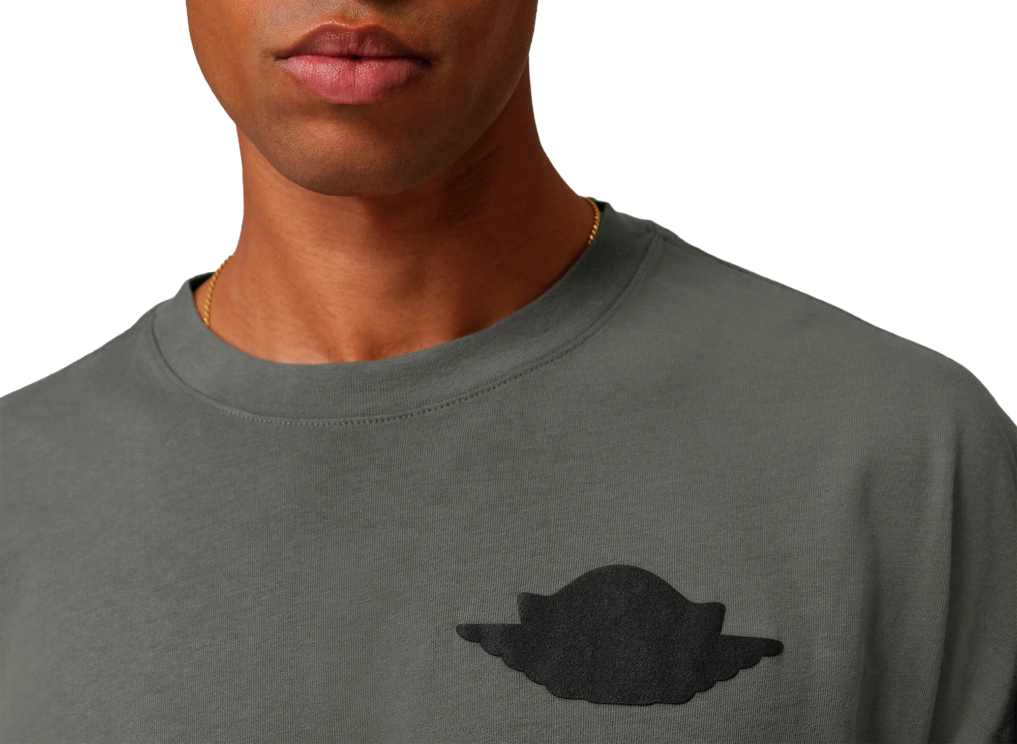 Jordan Wings Long-Sleeve Tee in River Rock - Image 4