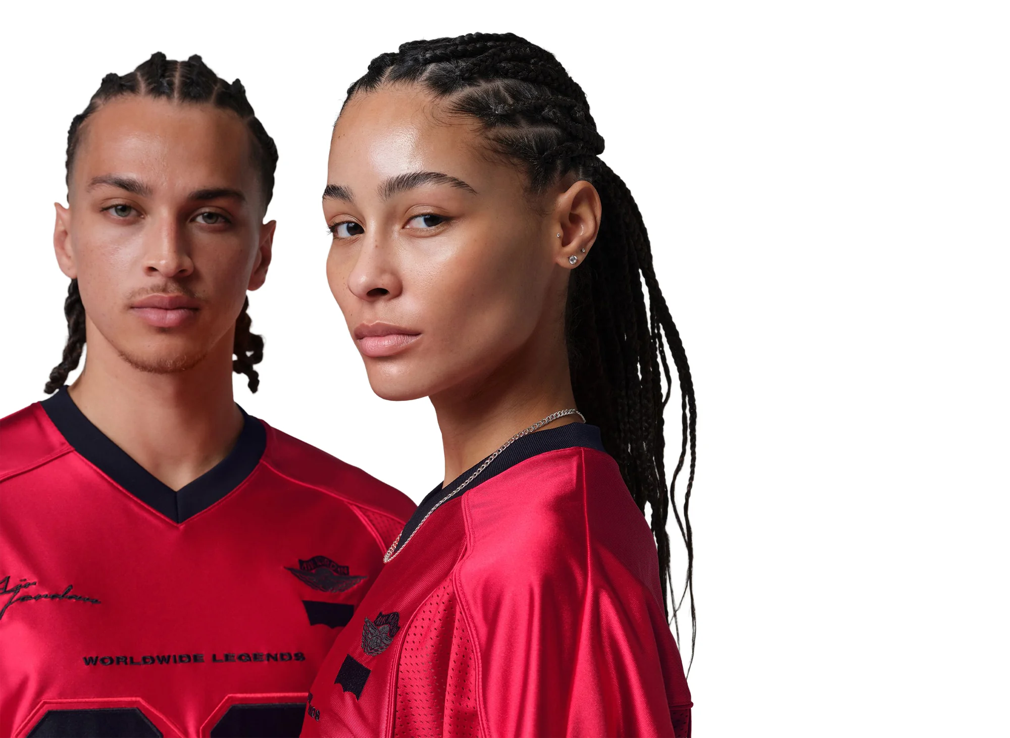 Jordan x Levi's Jersey in Gym Red - Image 4