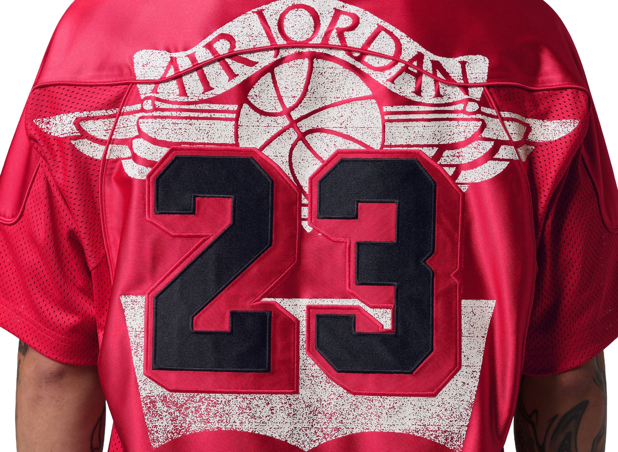 Jordan x Levi's Jersey in Gym Red - Image 6