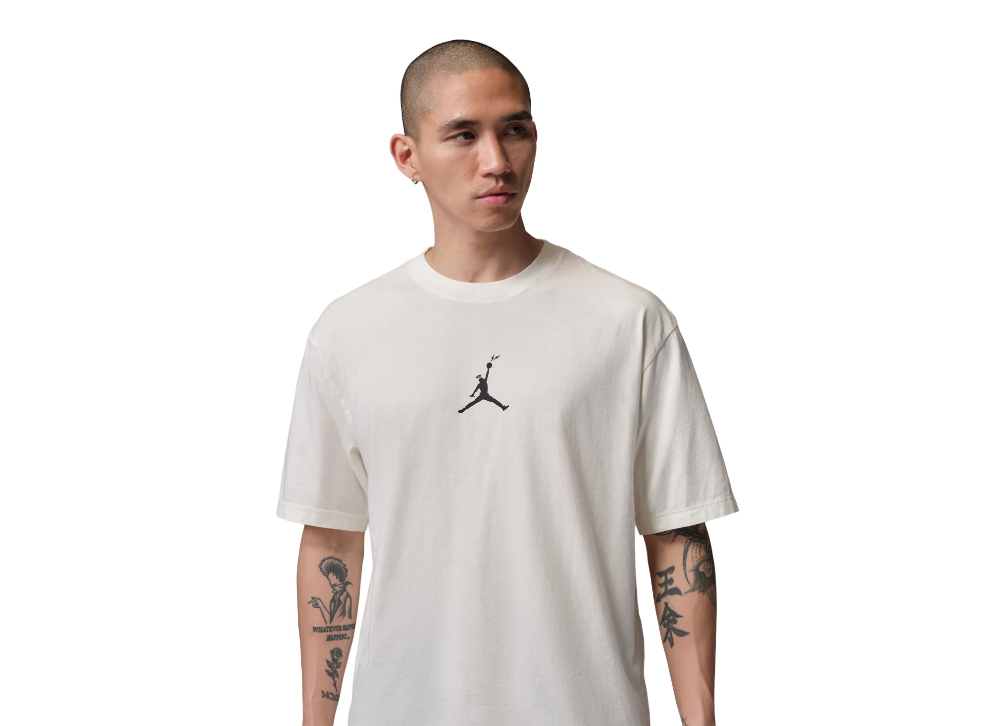 Jordan x Union Fragment Tee in Pale Ivory - Image 2