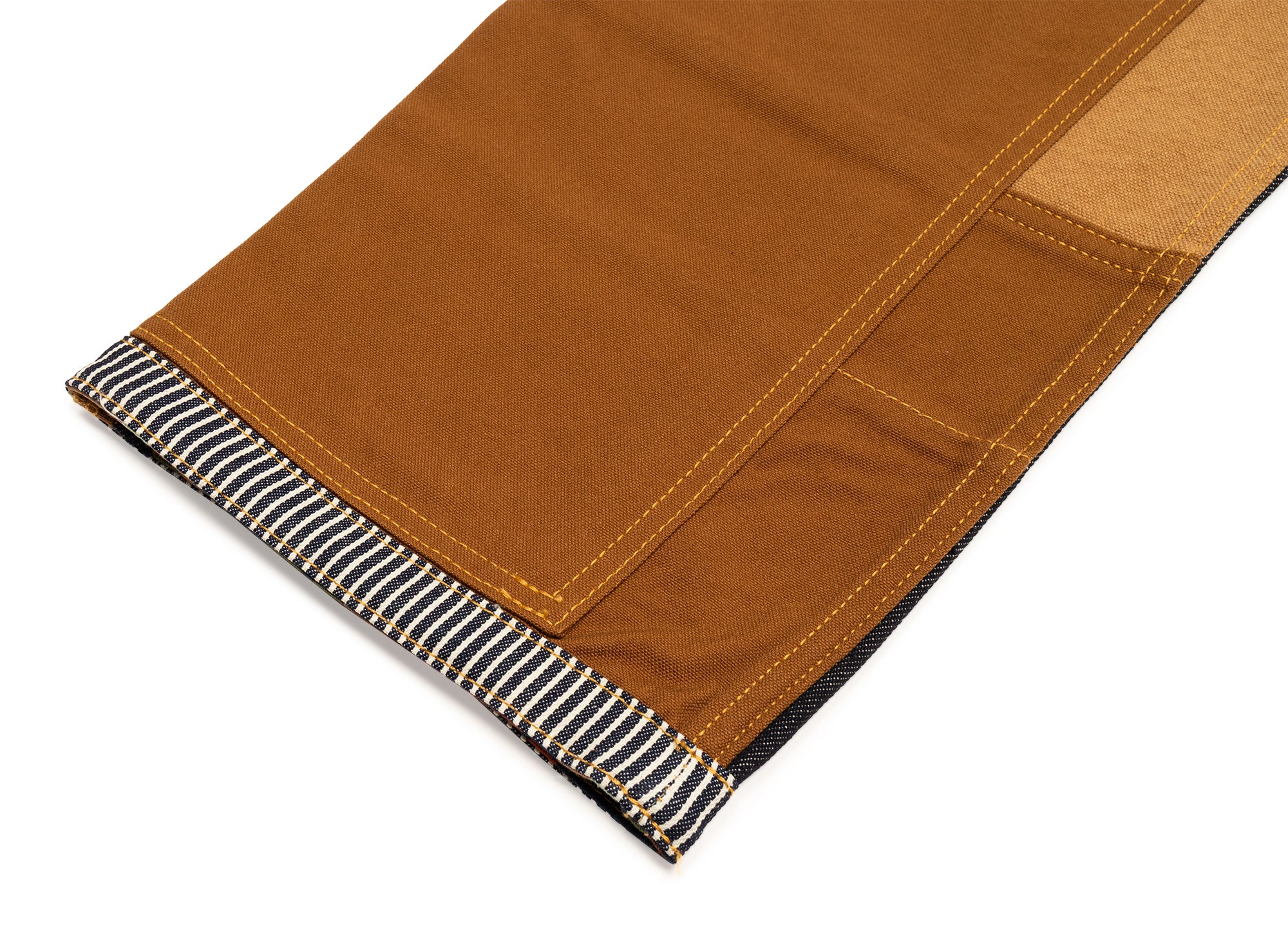 Junya Watanabe Pants in Indigo x Camel - Image 3