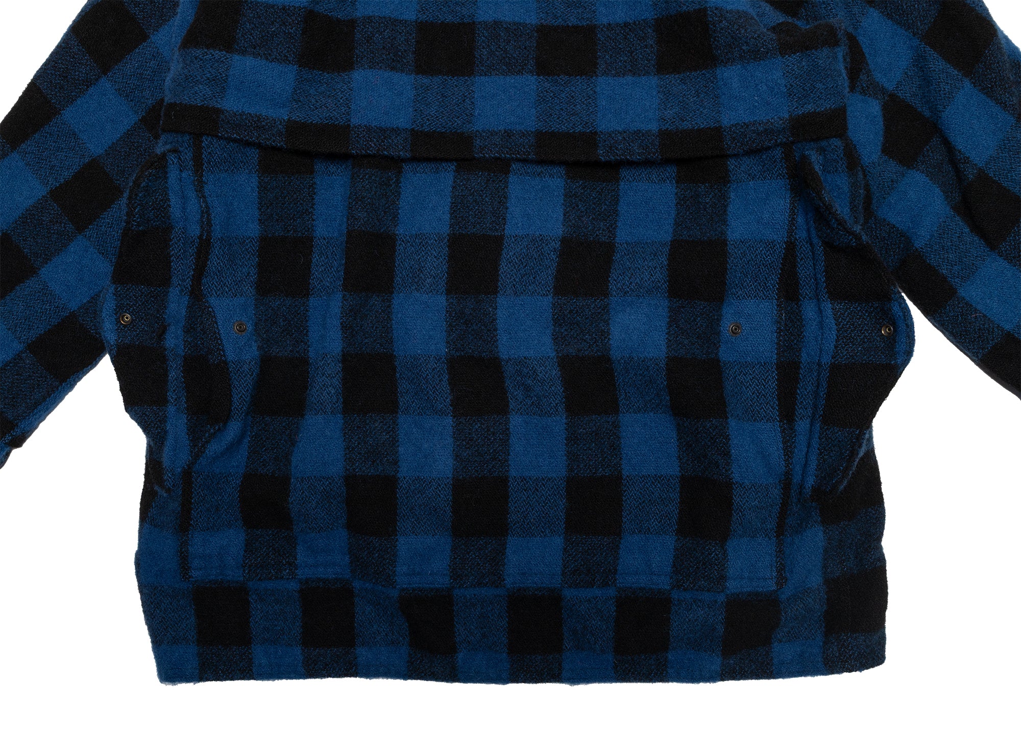 Junya Watanabe MAN Flannel Button Up Jacket in Blue - Image 8