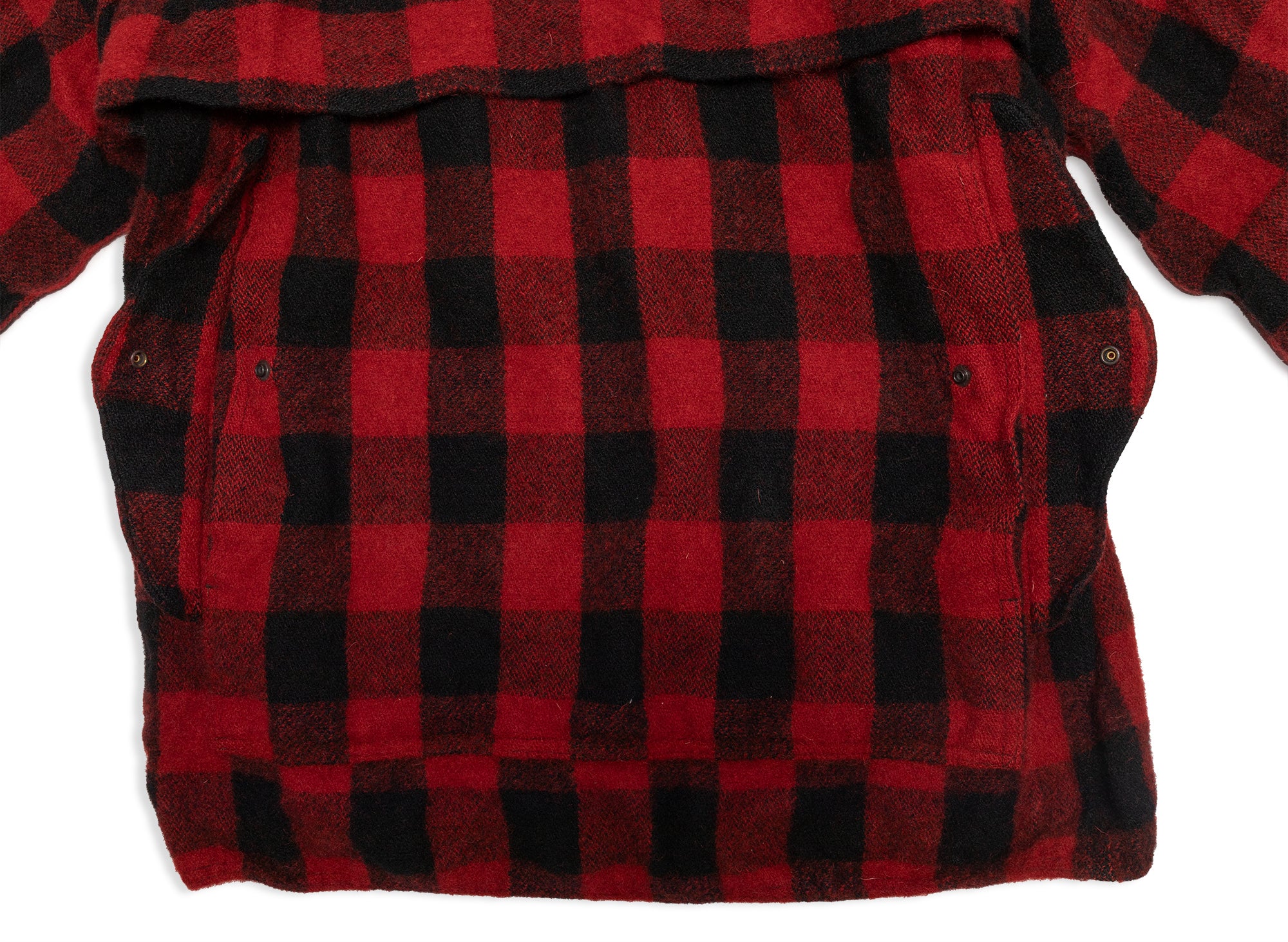Junya Watanabe MAN Flannel Button Up Jacket in Red - Image 8