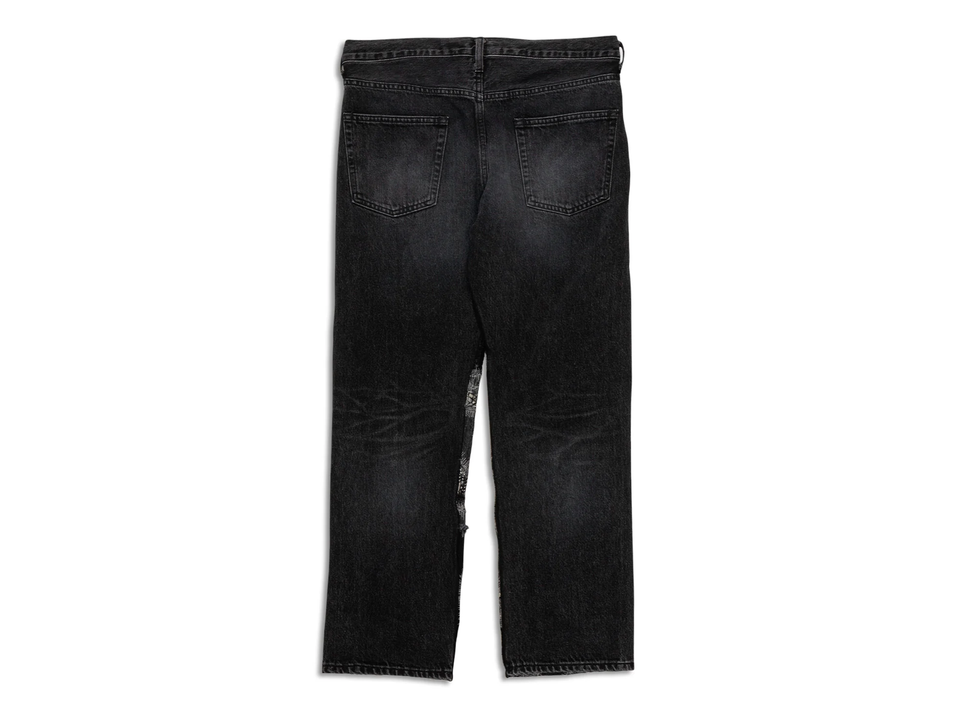 Junya Watanabe MAN Monotone Patchwork Jeans - Image 3