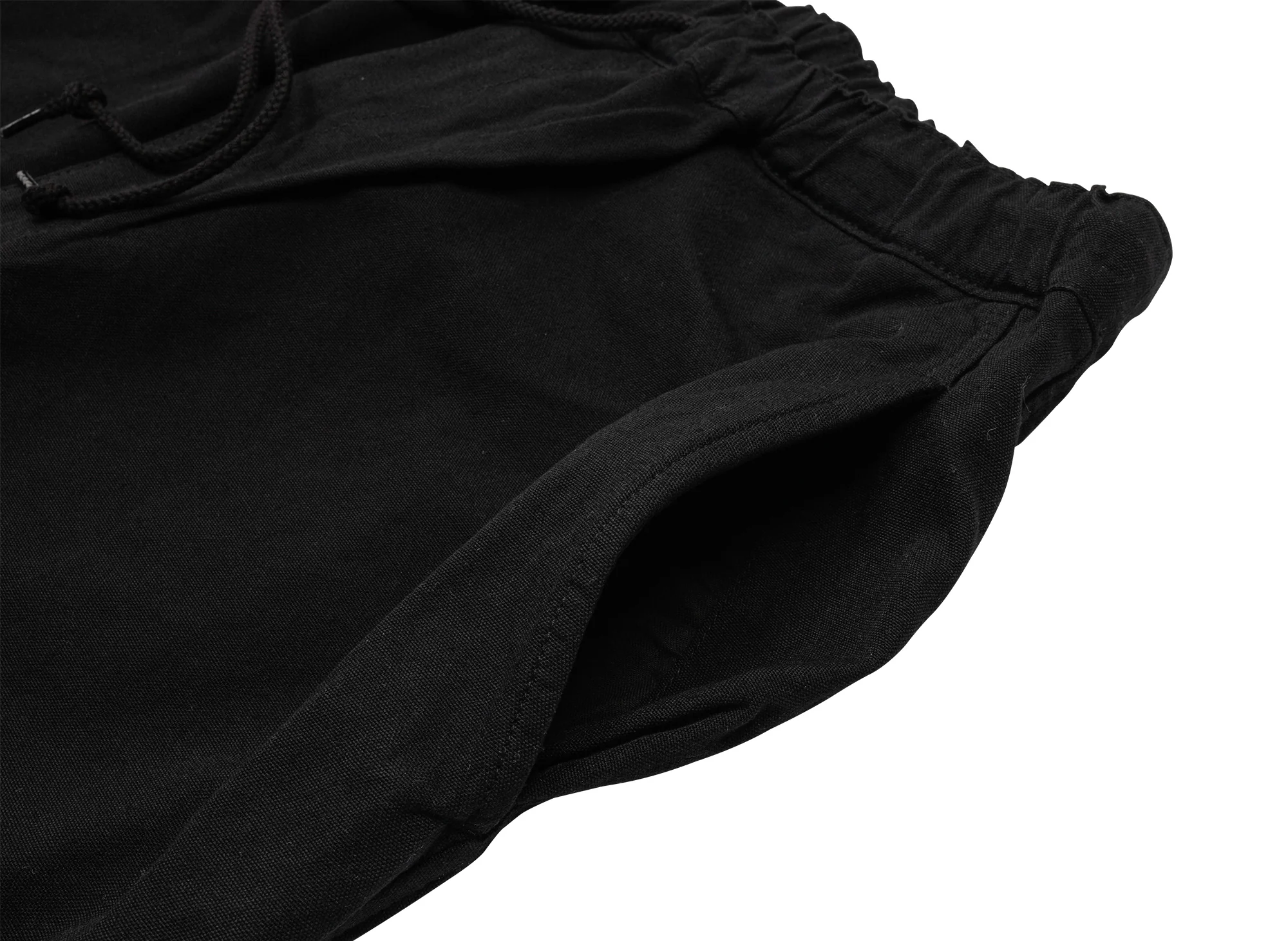 Junya Watanabe MAN Oxford Nylon Pants in Black - Image 2