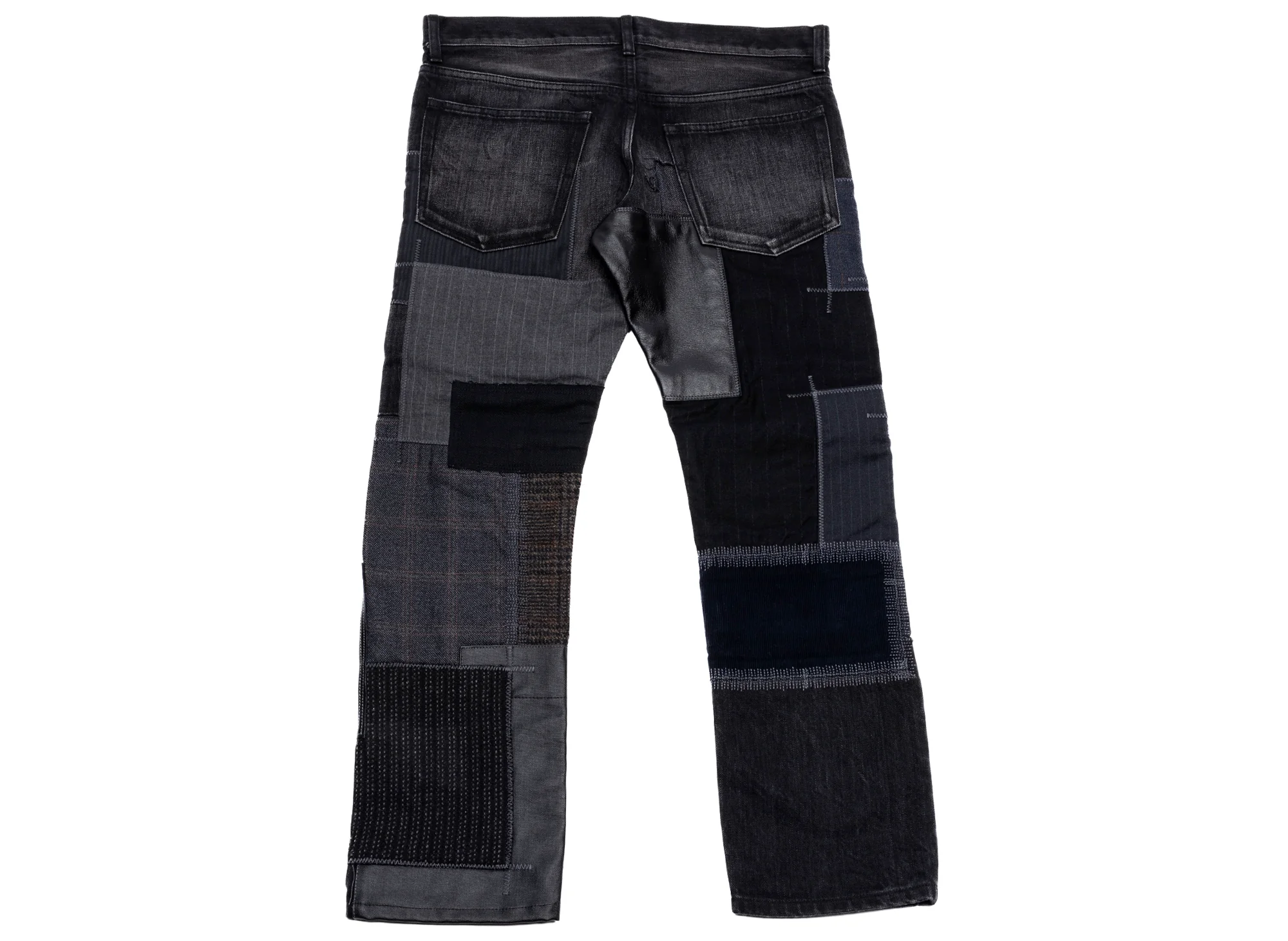 Junya Watanabe MAN Patchwork Denim Jeans - Image 2